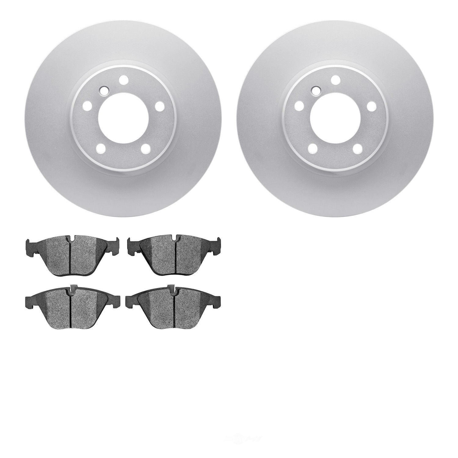 Dynamic Friction Company 4502-31176 DFC GEOSPEC Rotors with 5000 Advanced Brake Pads