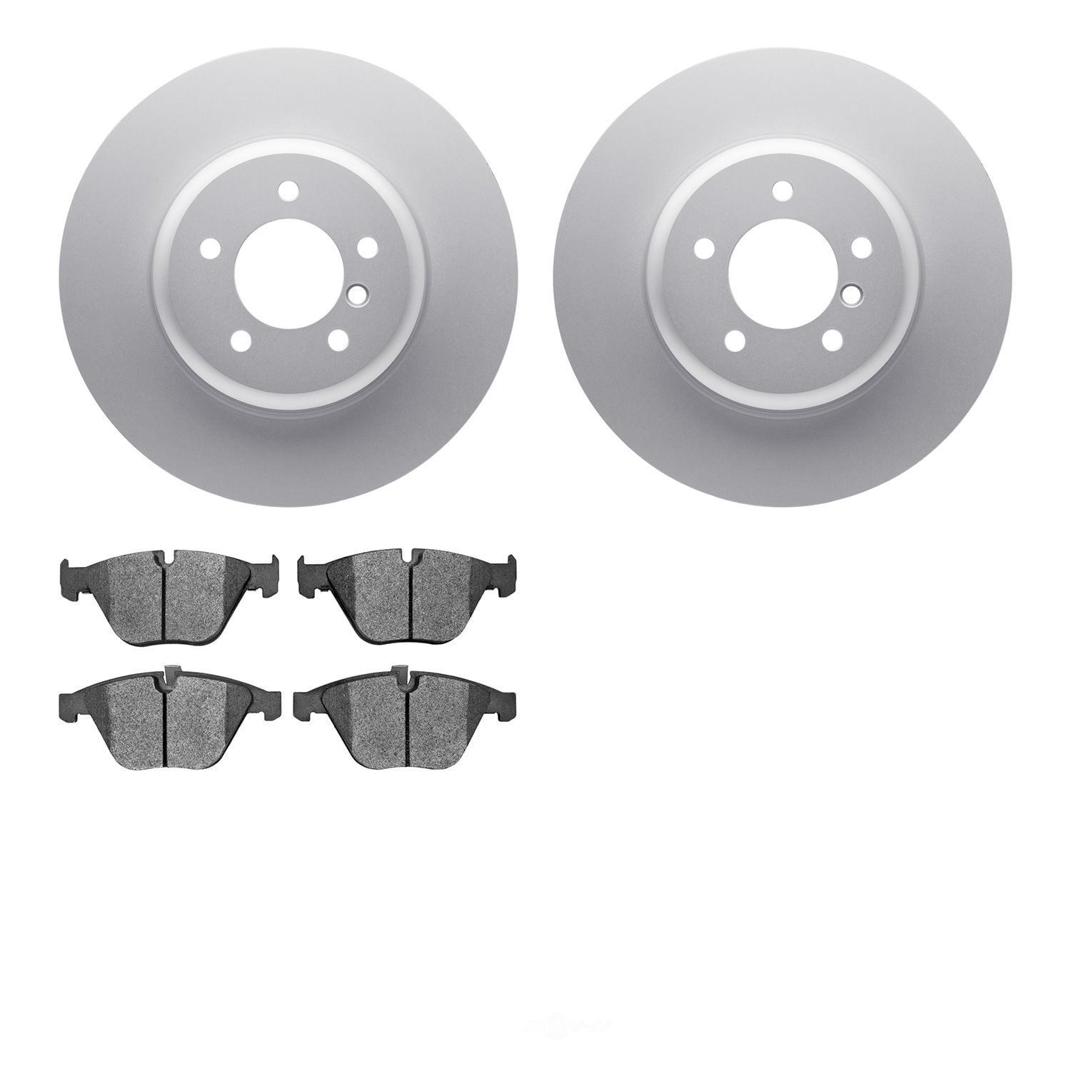 Dynamic Friction Company 4502-31180 DFC GEOSPEC Rotors with 5000 Advanced Brake Pads