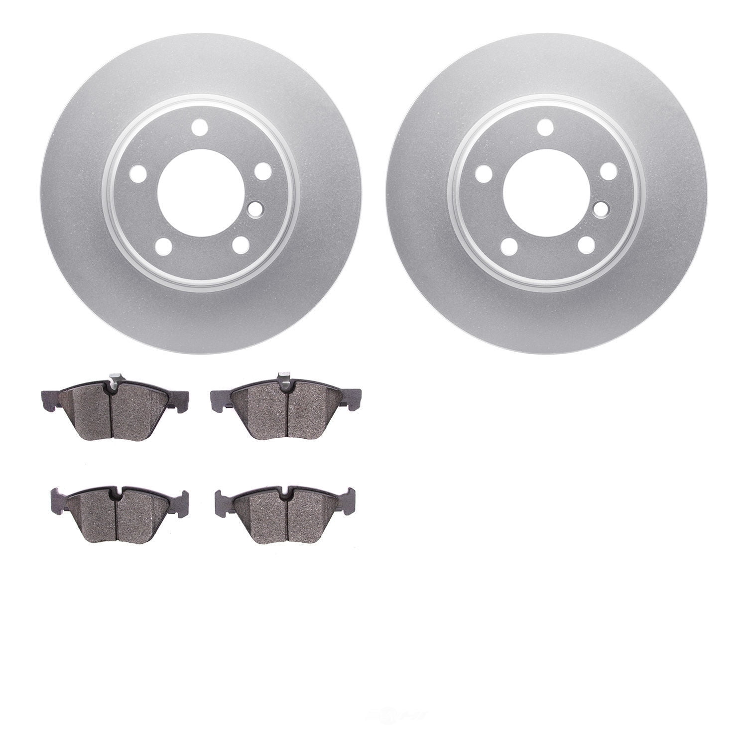 Dynamic Friction Company 4502-31182 DFC GEOSPEC Rotors with 5000 Advanced Brake Pads
