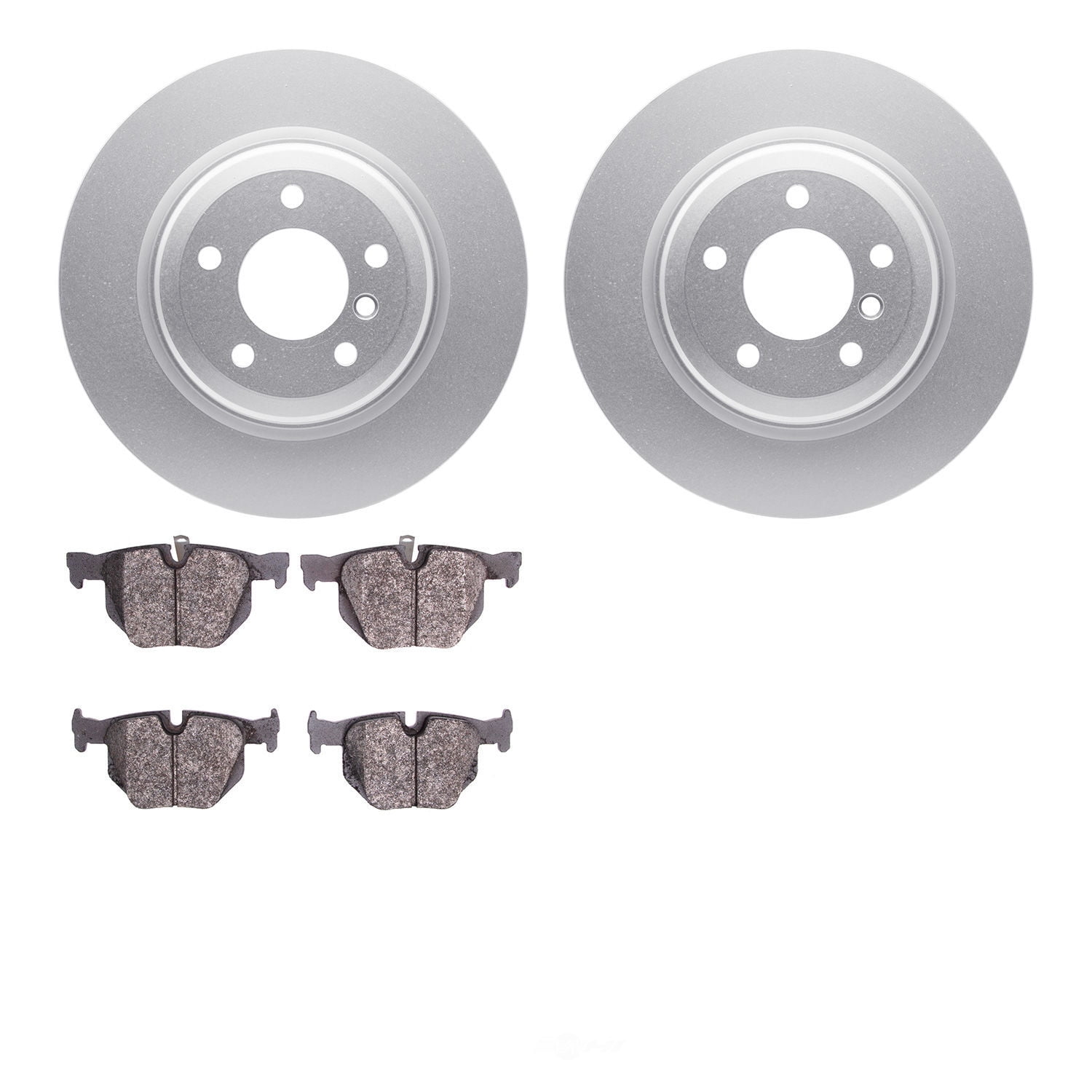 Dynamic Friction Company 4502-31191 DFC GEOSPEC Rotors with 5000 Advanced Brake Pads