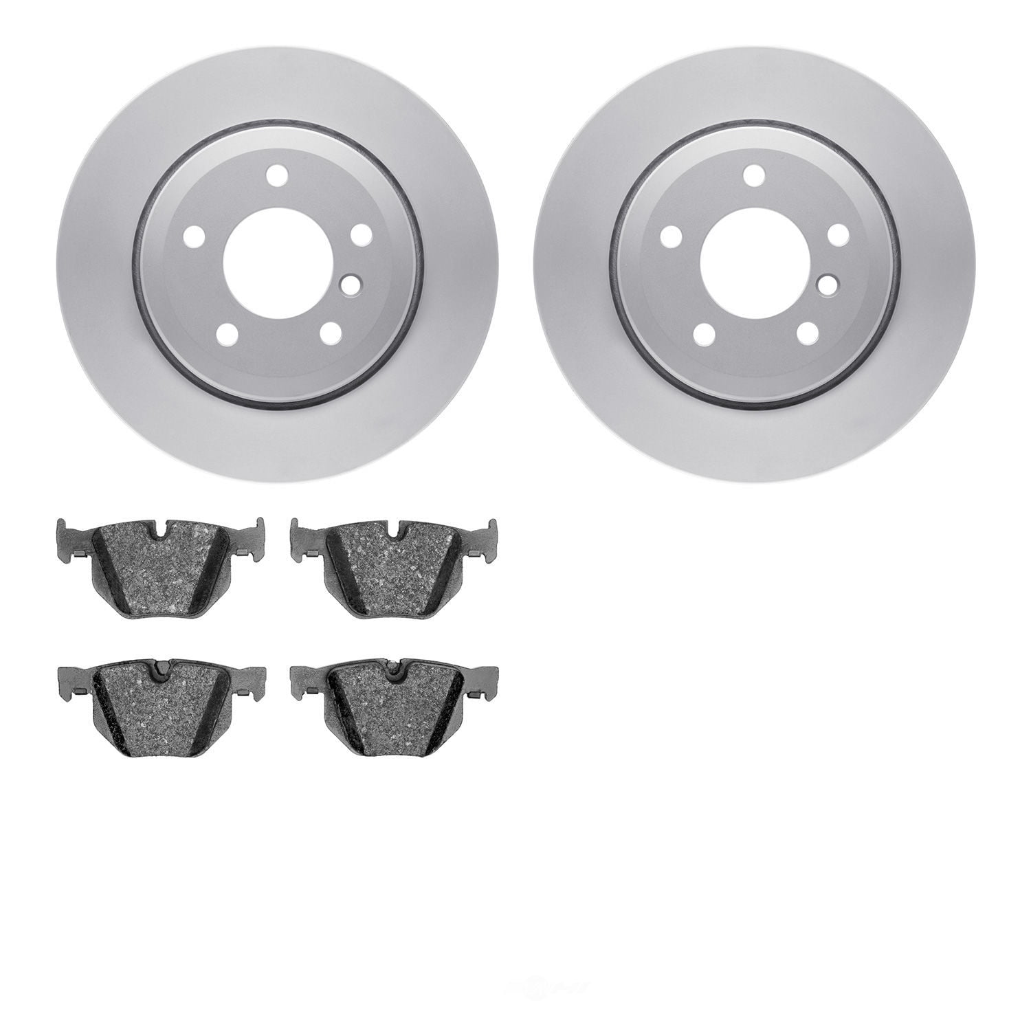Dynamic Friction Company 4502-31192 DFC GEOSPEC Rotors with 5000 Advanced Brake Pads