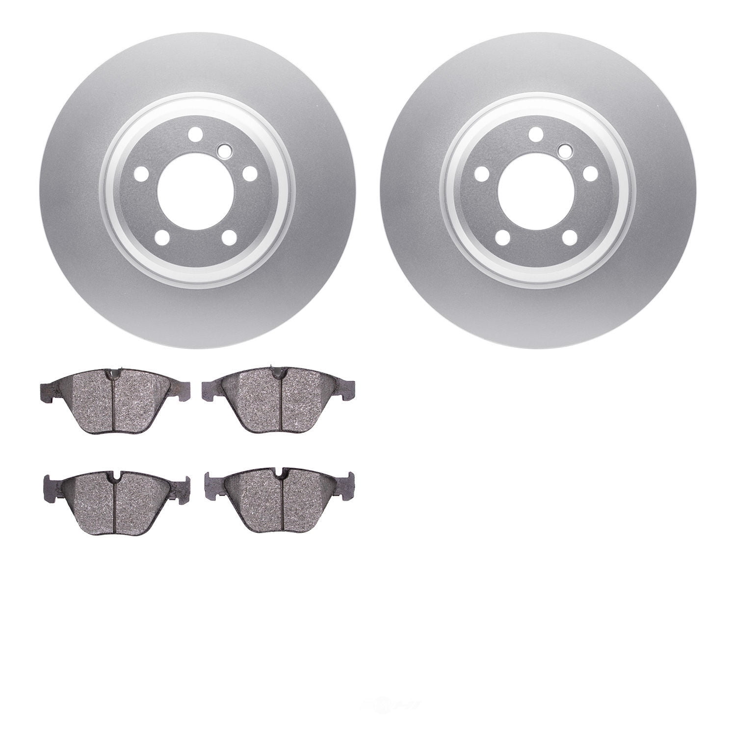 Dynamic Friction Company 4502-31197 DFC GEOSPEC Rotors with 5000 Advanced Brake Pads