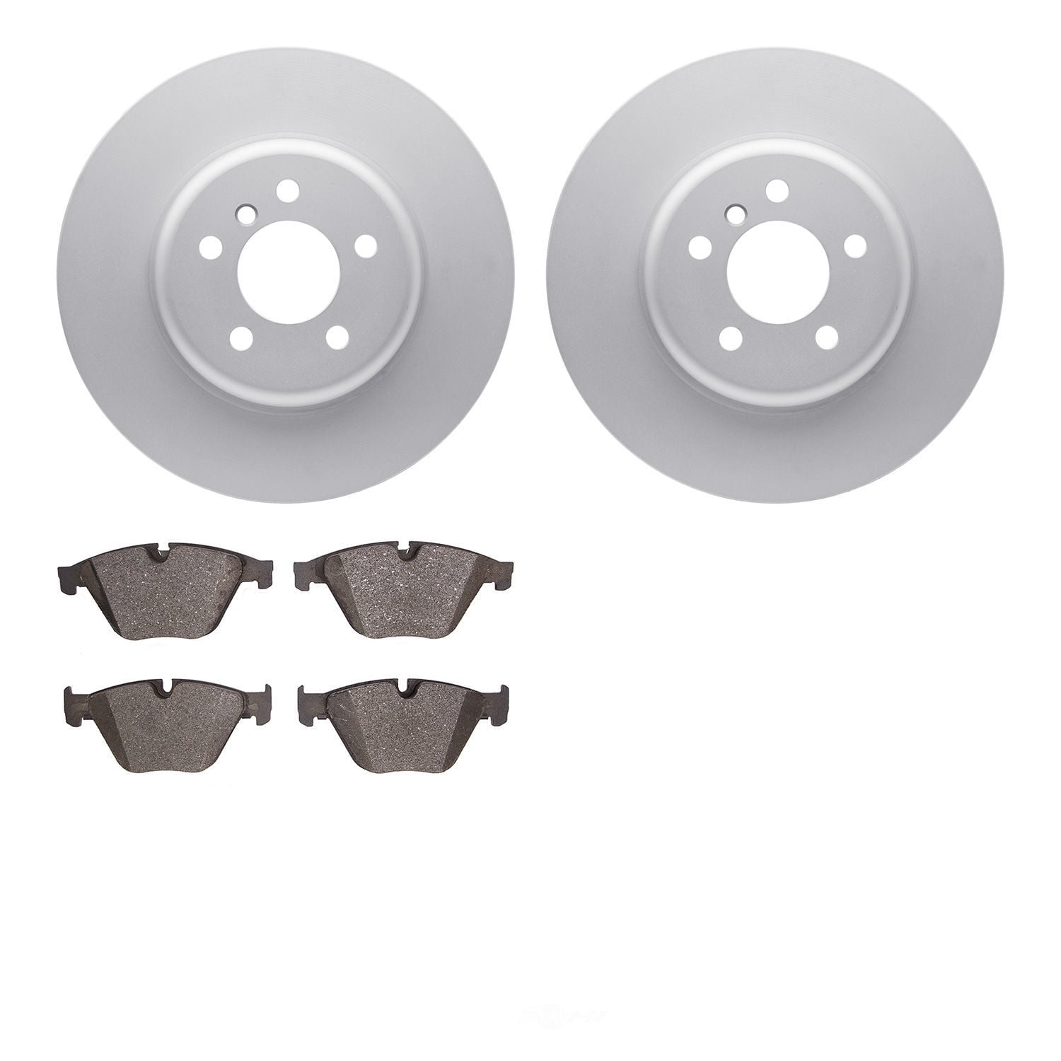 Dynamic Friction Company 4502-31215 DFC GEOSPEC Rotors with 5000 Advanced Brake Pads