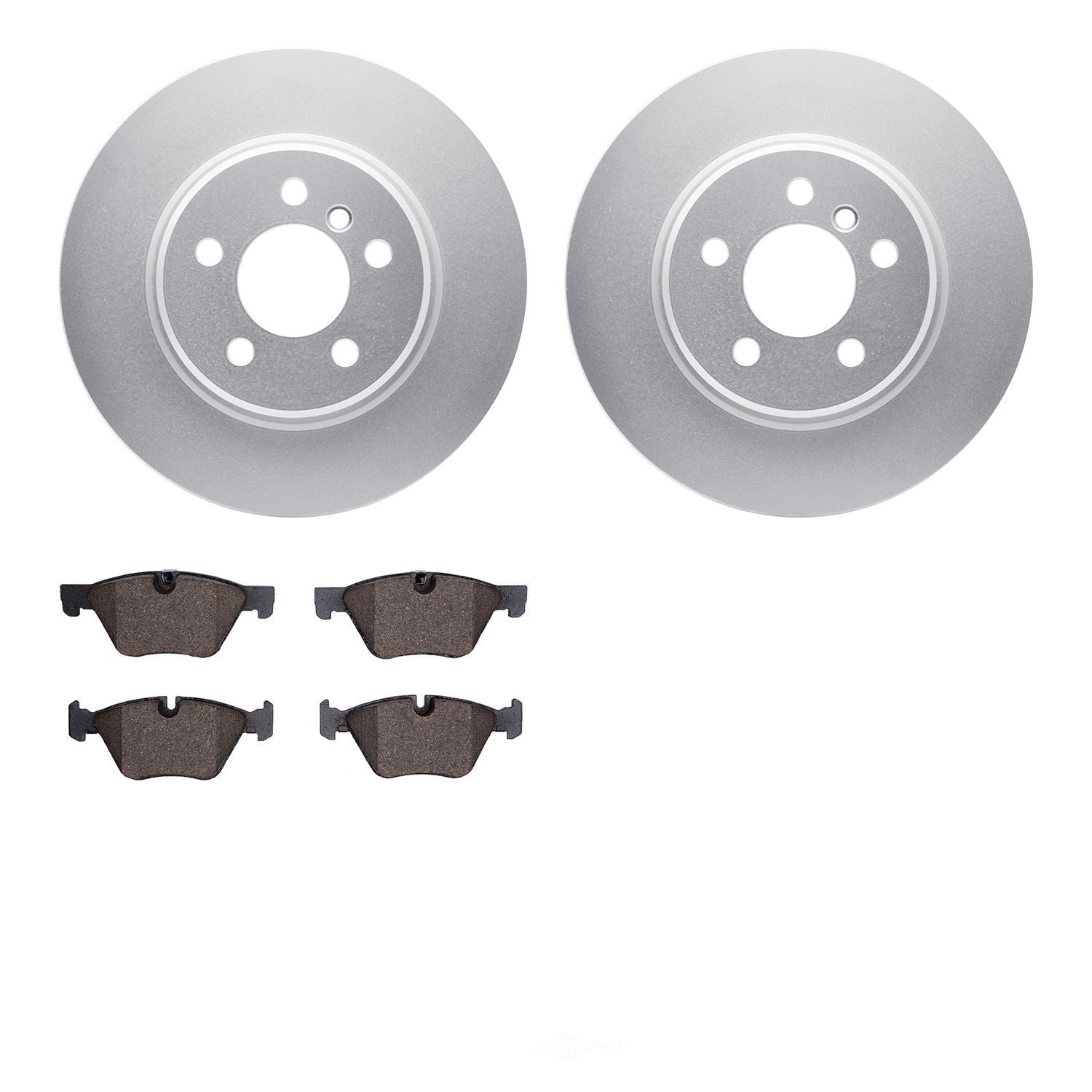 Dynamic Friction Company 4502-31219 DFC GEOSPEC Rotors with 5000 Advanced Brake Pads