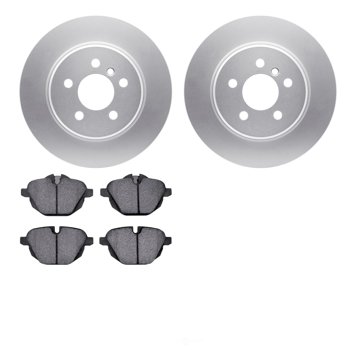 Dynamic Friction Company 4502-31222 DFC GEOSPEC Rotors with 5000 Advanced Brake Pads