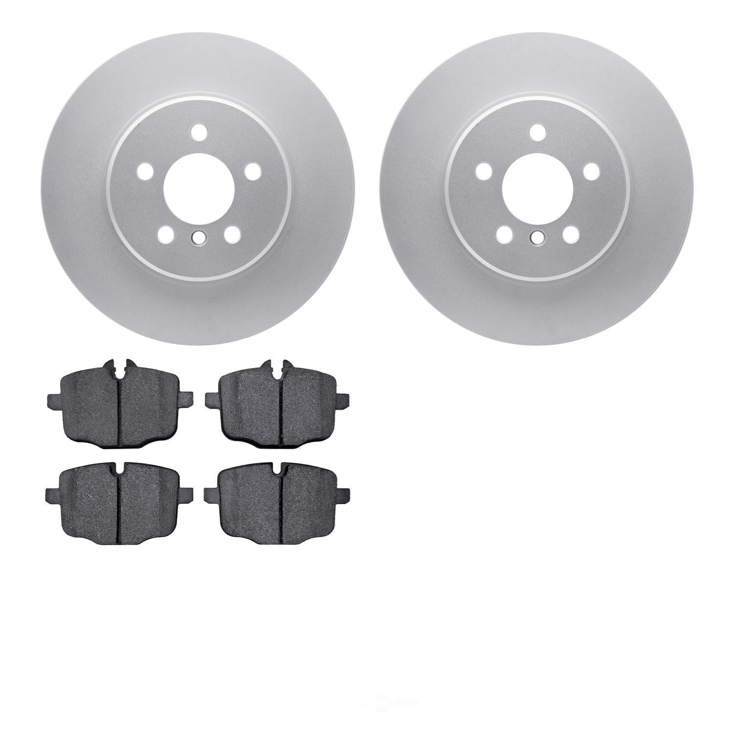 Dynamic Friction Company 4502-31227 DFC GEOSPEC Rotors with 5000 Advanced Brake Pads