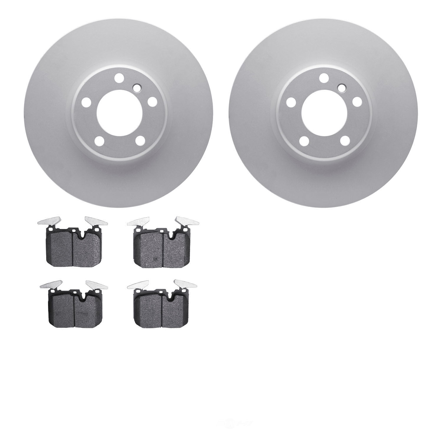 Dynamic Friction Company 4502-31230 DFC GEOSPEC Rotors with 5000 Advanced Brake Pads