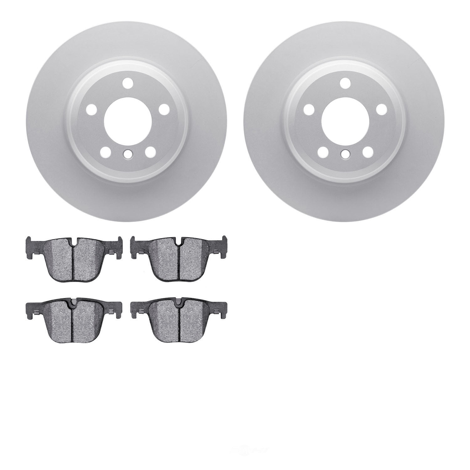 Dynamic Friction Company 4502-31233 DFC GEOSPEC Rotors with 5000 Advanced Brake Pads