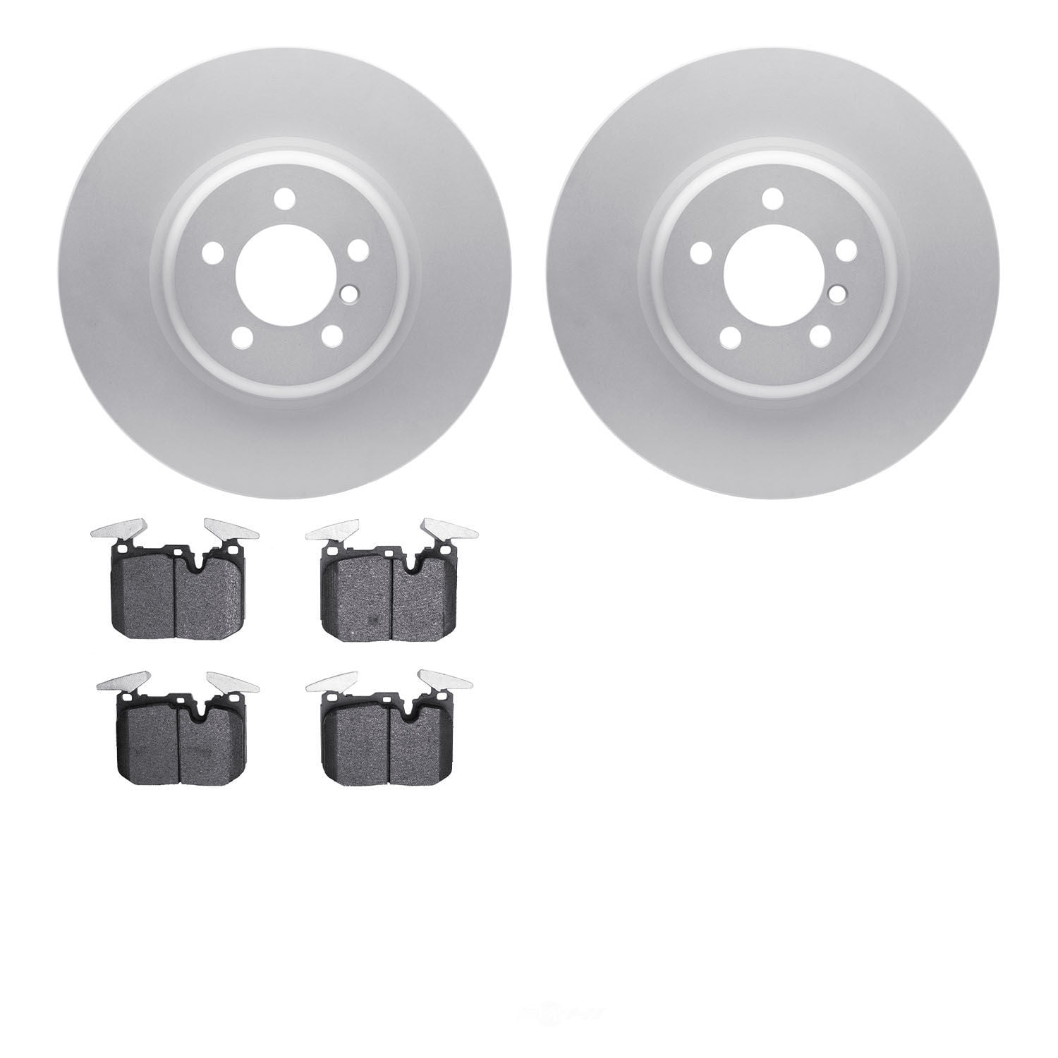Dynamic Friction Company 4502-31237 DFC GEOSPEC Rotors with 5000 Advanced Brake Pads