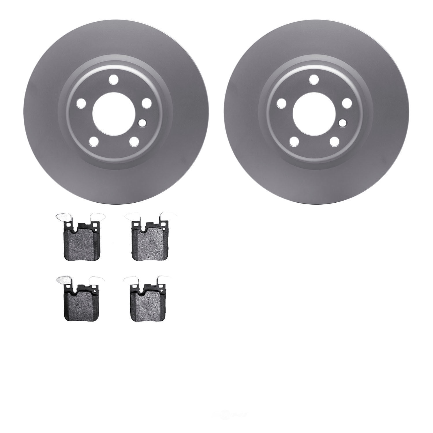 Dynamic Friction Company 4502-31240 DFC GEOSPEC Rotors with 5000 Advanced Brake Pads