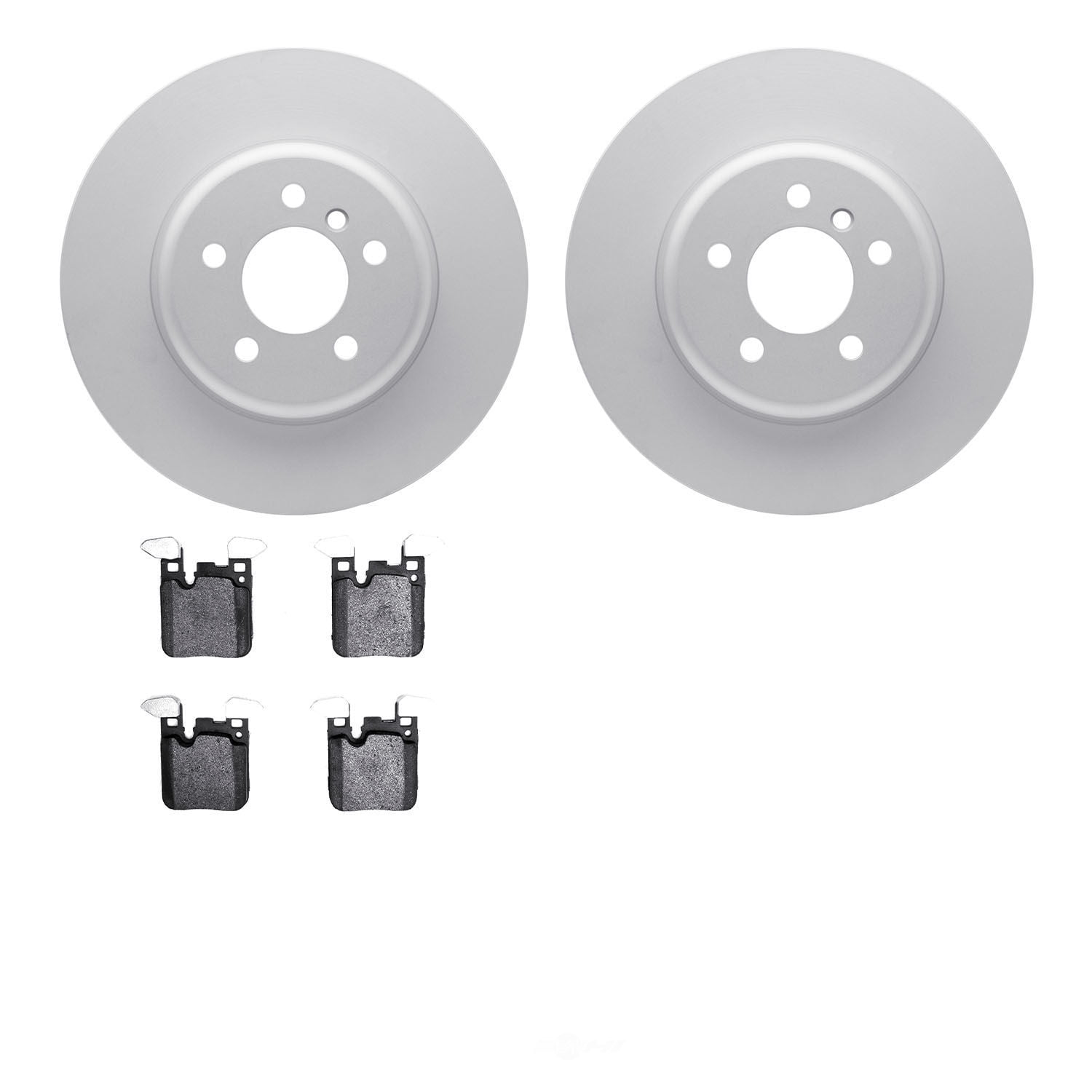 Dynamic Friction Company 4502-31241 DFC GEOSPEC Rotors with 5000 Advanced Brake Pads