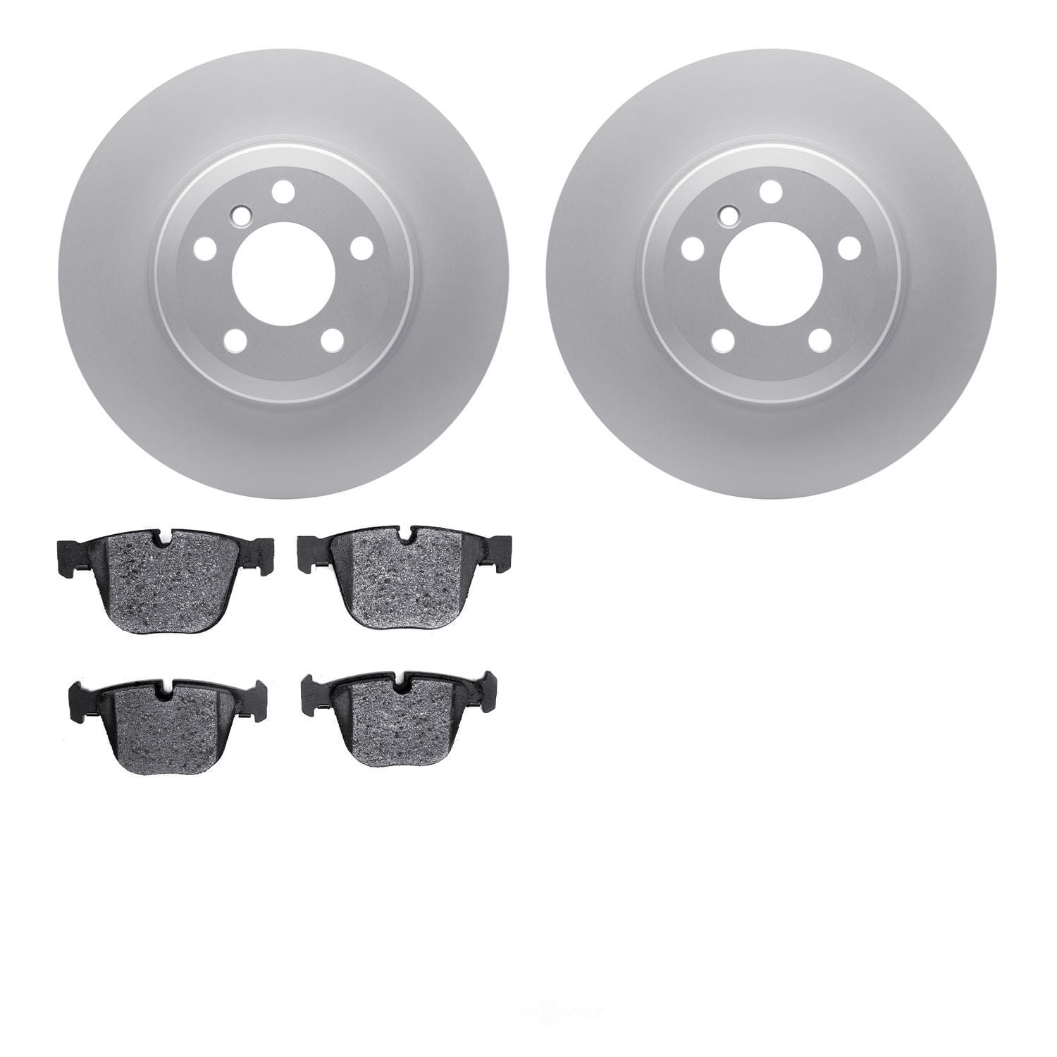 Dynamic Friction Company 4502-31260 DFC GEOSPEC Rotors with 5000 Advanced Brake Pads