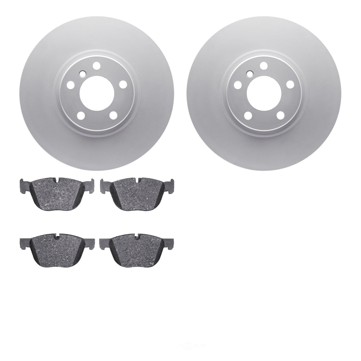 Dynamic Friction Company 4502-31262 DFC GEOSPEC Rotors with 5000 Advanced Brake Pads