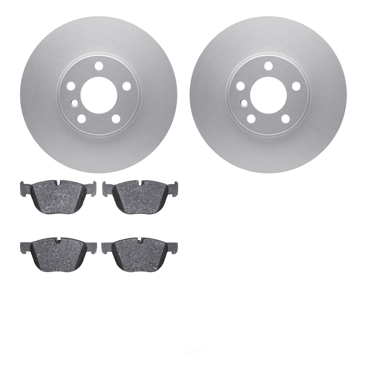 Dynamic Friction Company 4502-31265 DFC GEOSPEC Rotors with 5000 Advanced Brake Pads