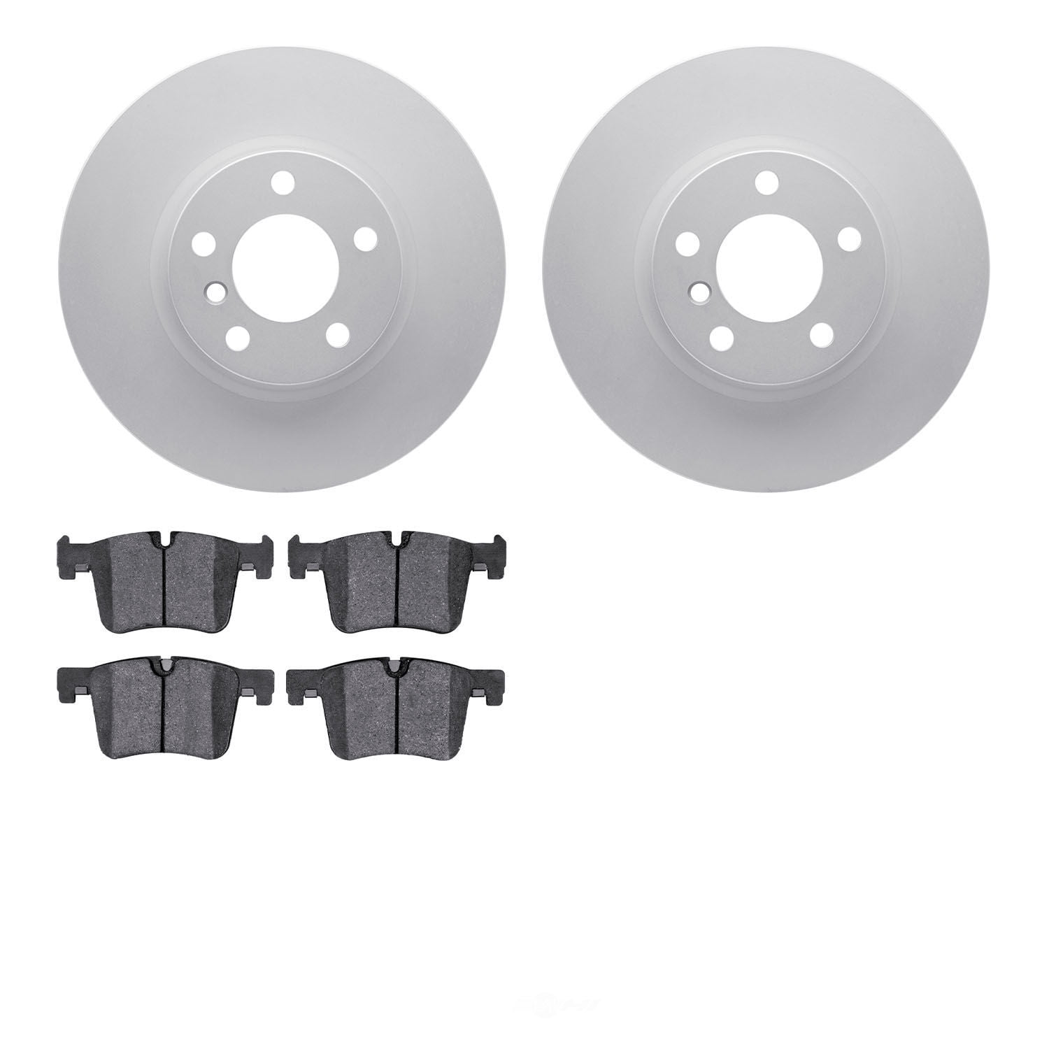 Dynamic Friction Company 4502-31270 DFC GEOSPEC Rotors with 5000 Advanced Brake Pads