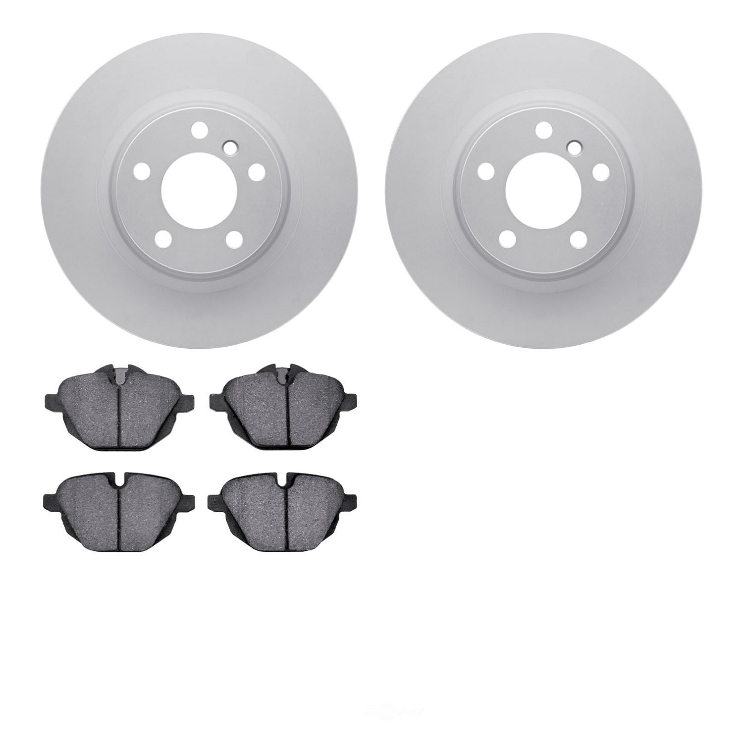 Dynamic Friction Company 4502-31272 DFC GEOSPEC Rotors with 5000 Advanced Brake Pads