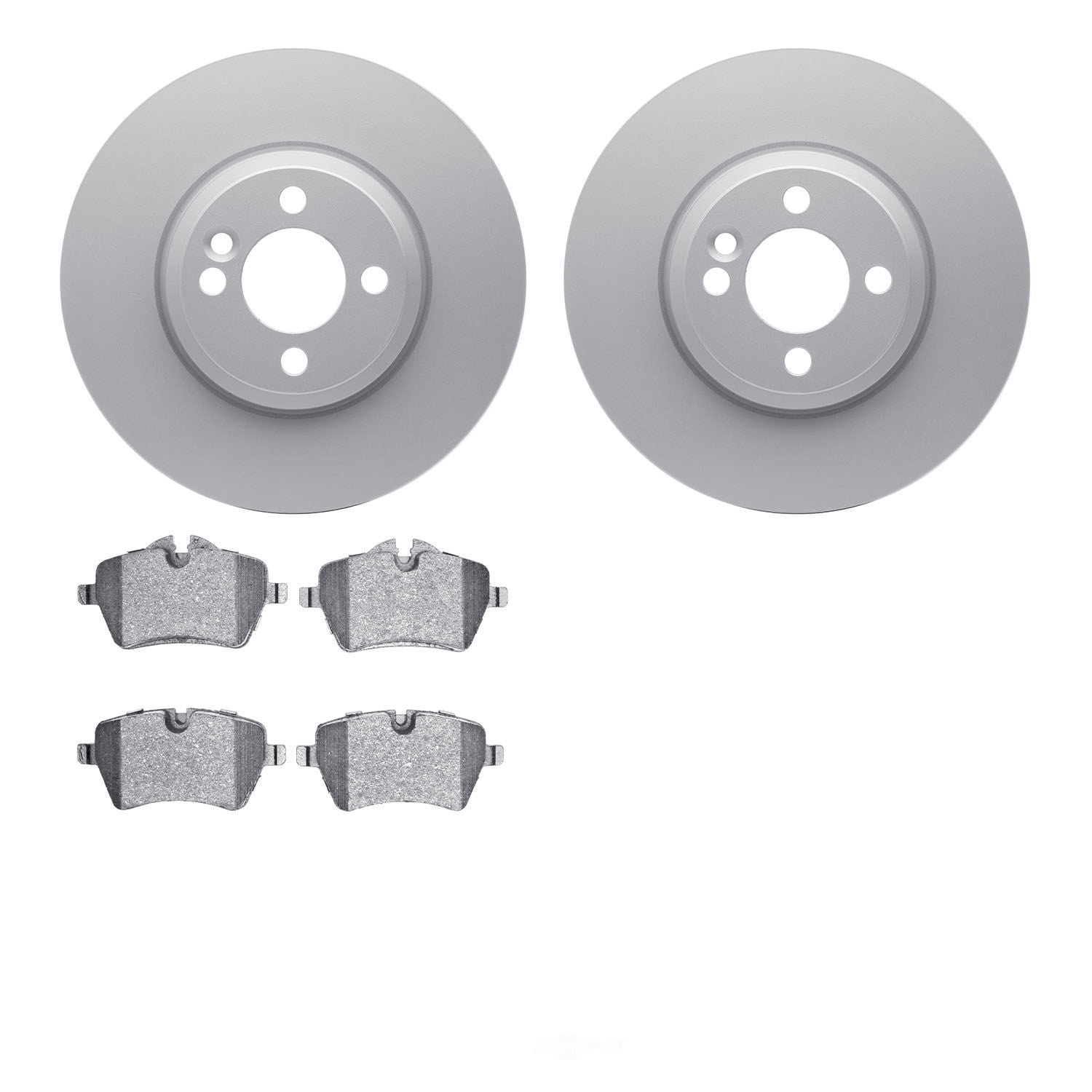 Dynamic Friction Company 4502-32032 DFC GEOSPEC Rotors with 5000 Advanced Brake Pads