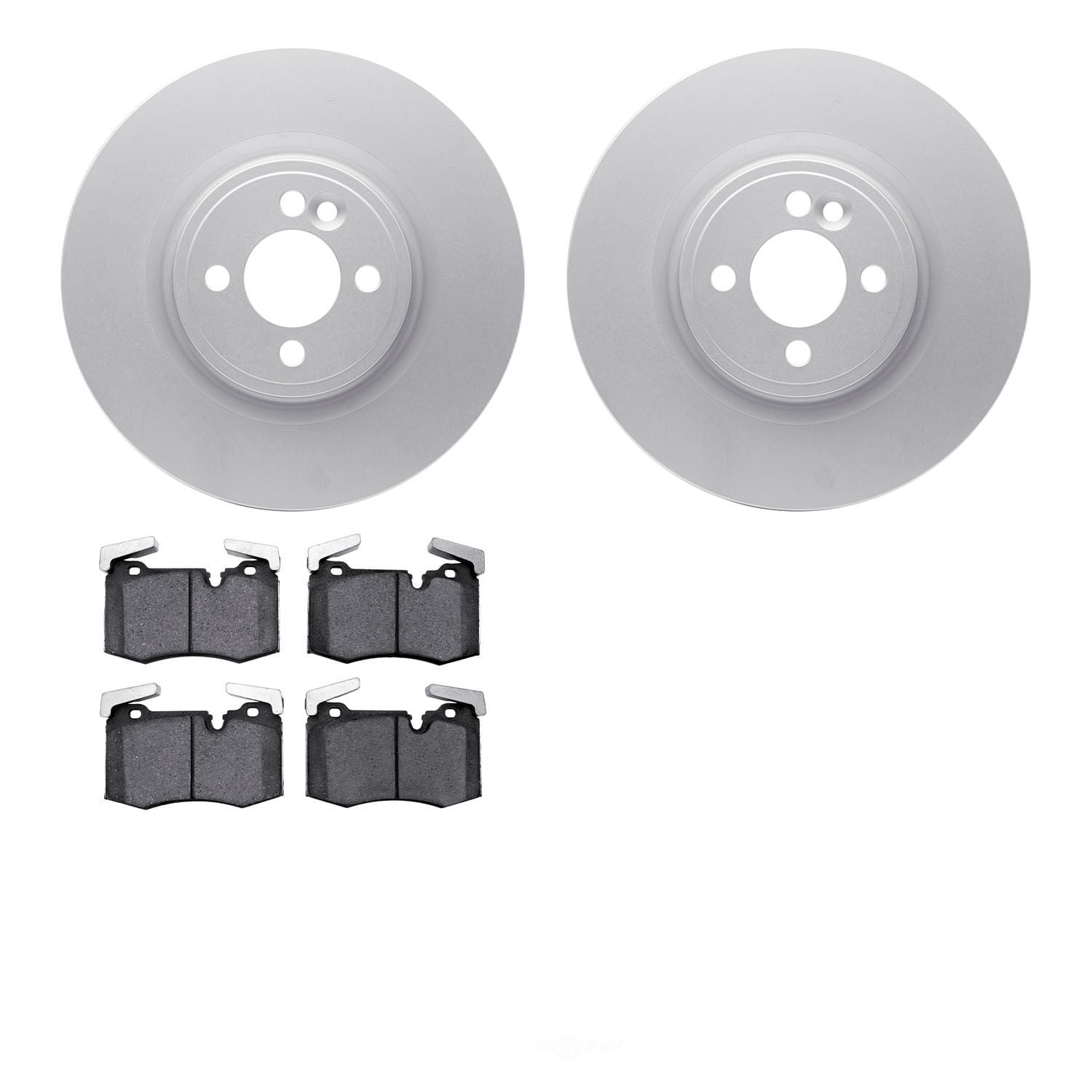Dynamic Friction Company 4502-32035 DFC GEOSPEC Rotors with 5000 Advanced Brake Pads