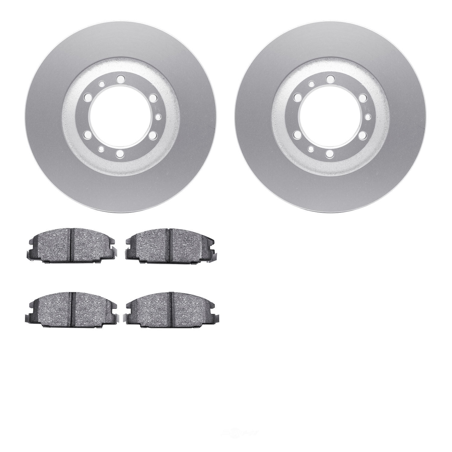 Dynamic Friction Company 4502-37006 DFC GEOSPEC Rotors with 5000 Advanced Brake Pads