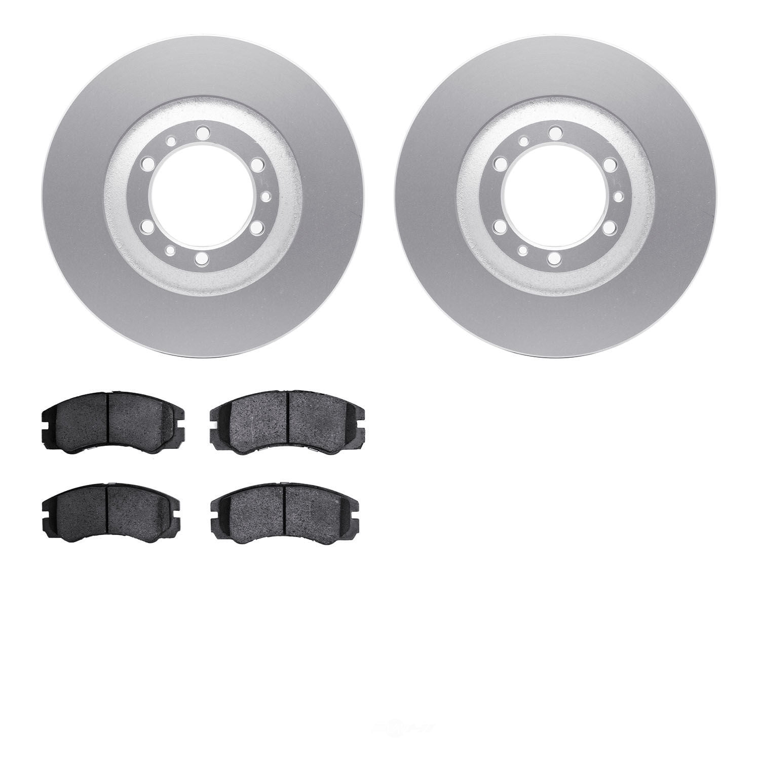 Dynamic Friction Company 4502-37007 DFC GEOSPEC Rotors with 5000 Advanced Brake Pads