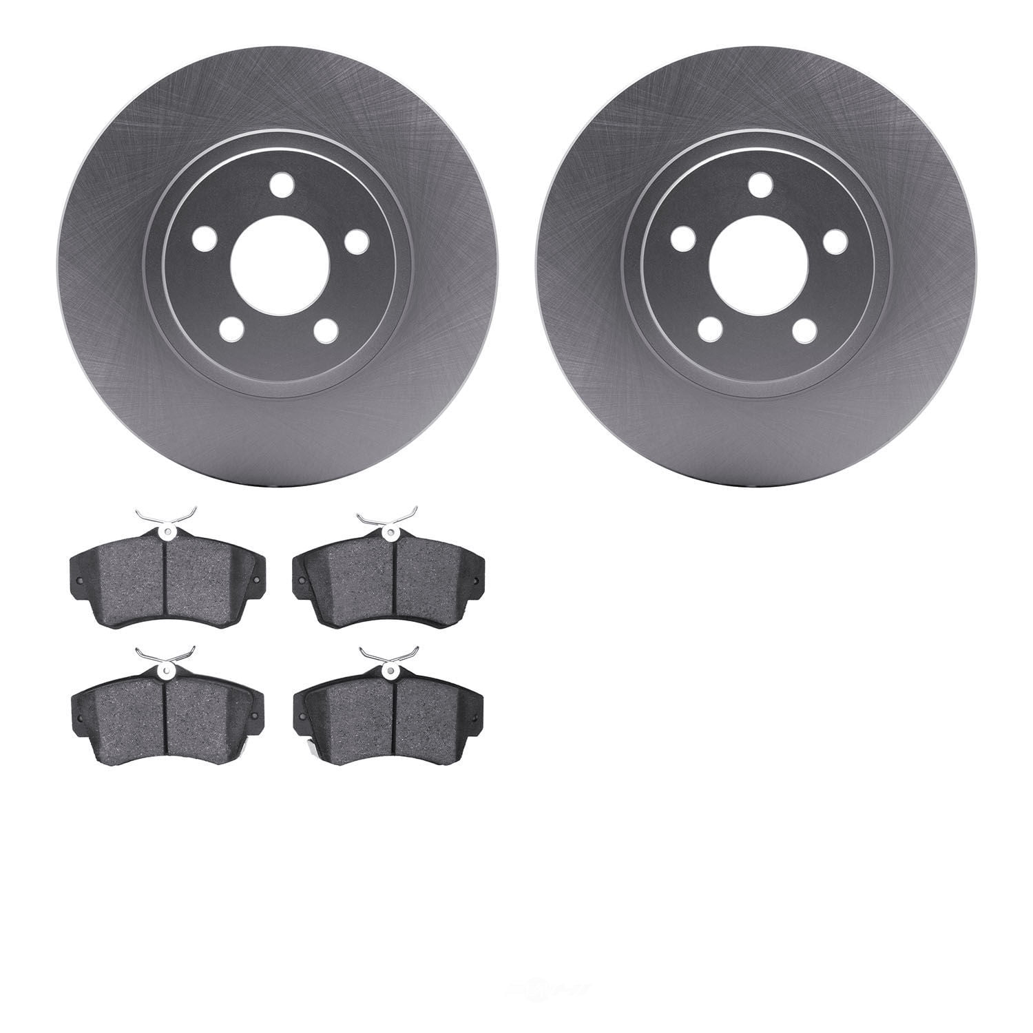 Dynamic Friction Company 4502-39037 DFC GEOSPEC Rotors with 5000 Advanced Brake Pads