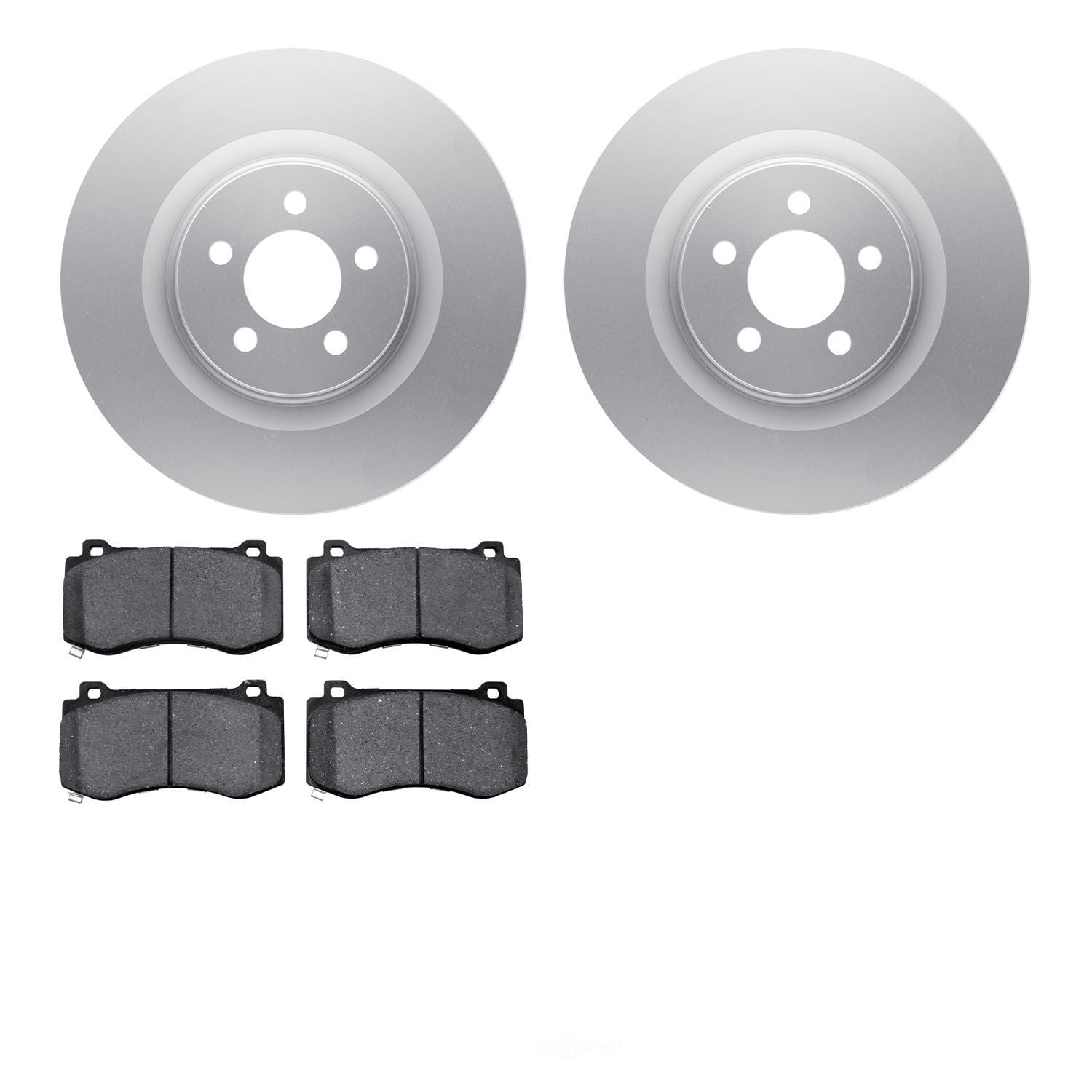 Dynamic Friction Company 4502-39047 DFC GEOSPEC Rotors with 5000 Advanced Brake Pads