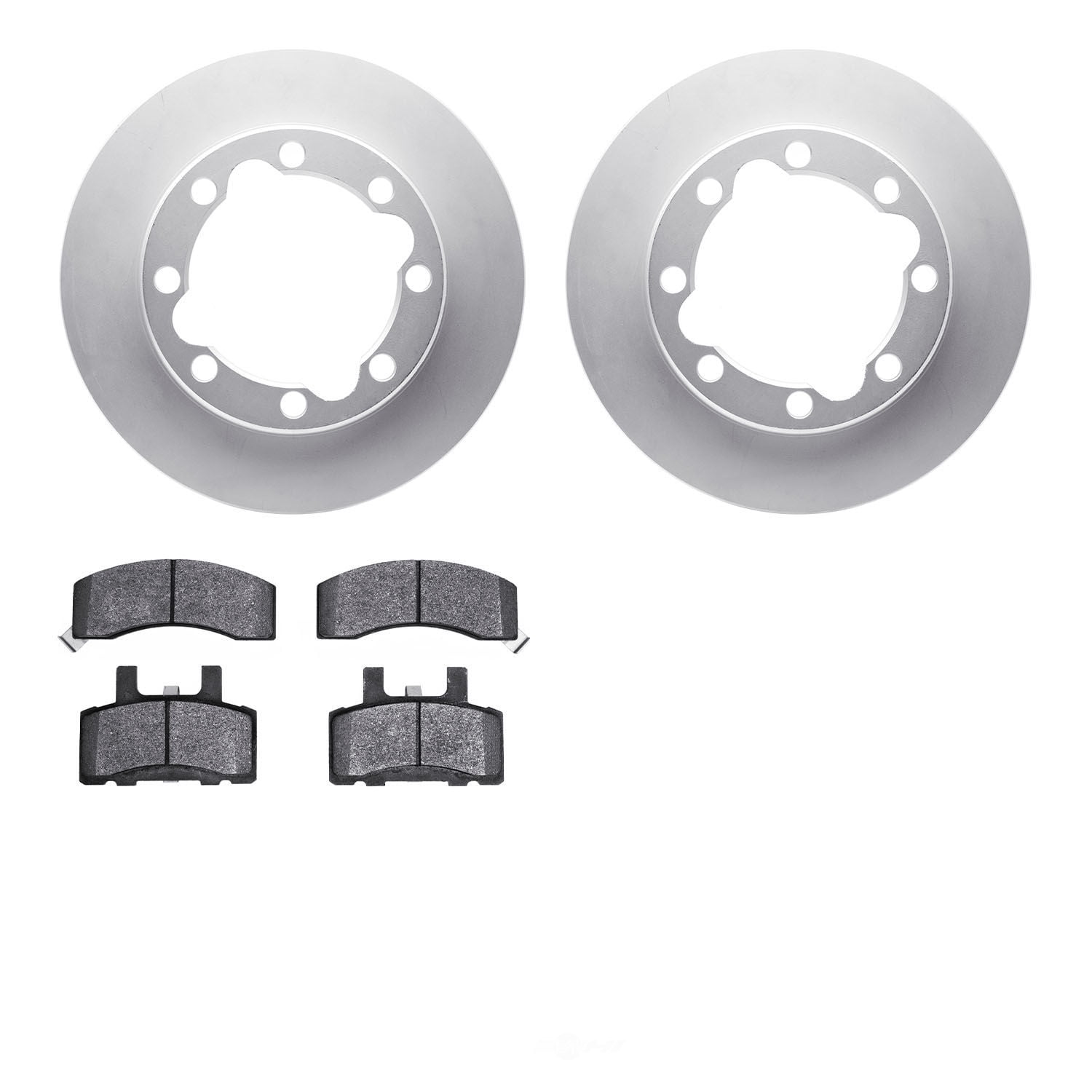 Dynamic Friction Company 4502-40105 DFC GEOSPEC Rotors with 5000 Advanced Brake Pads