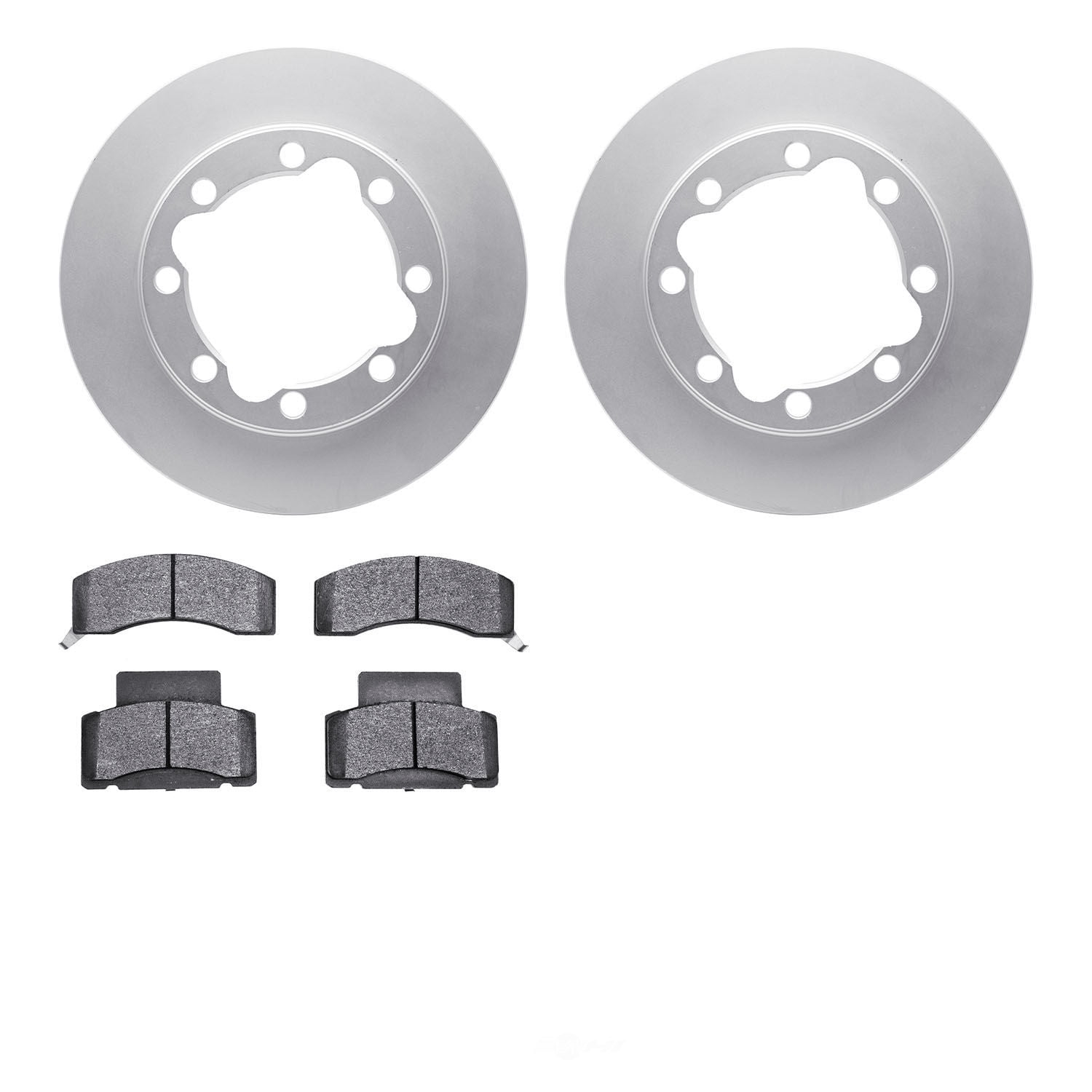 Dynamic Friction Company 4502-40107 DFC GEOSPEC Rotors with 5000 Advanced Brake Pads