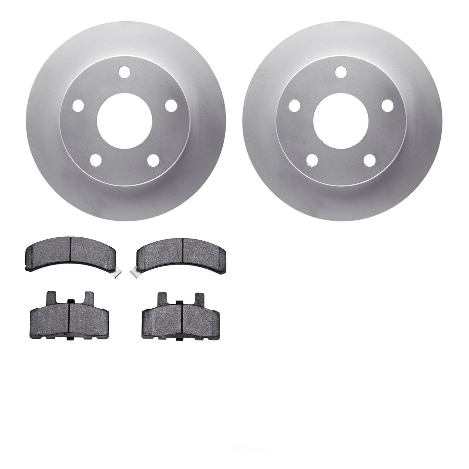 Dynamic Friction Company 4502-40113 DFC GEOSPEC Rotors with 5000 Advanced Brake Pads