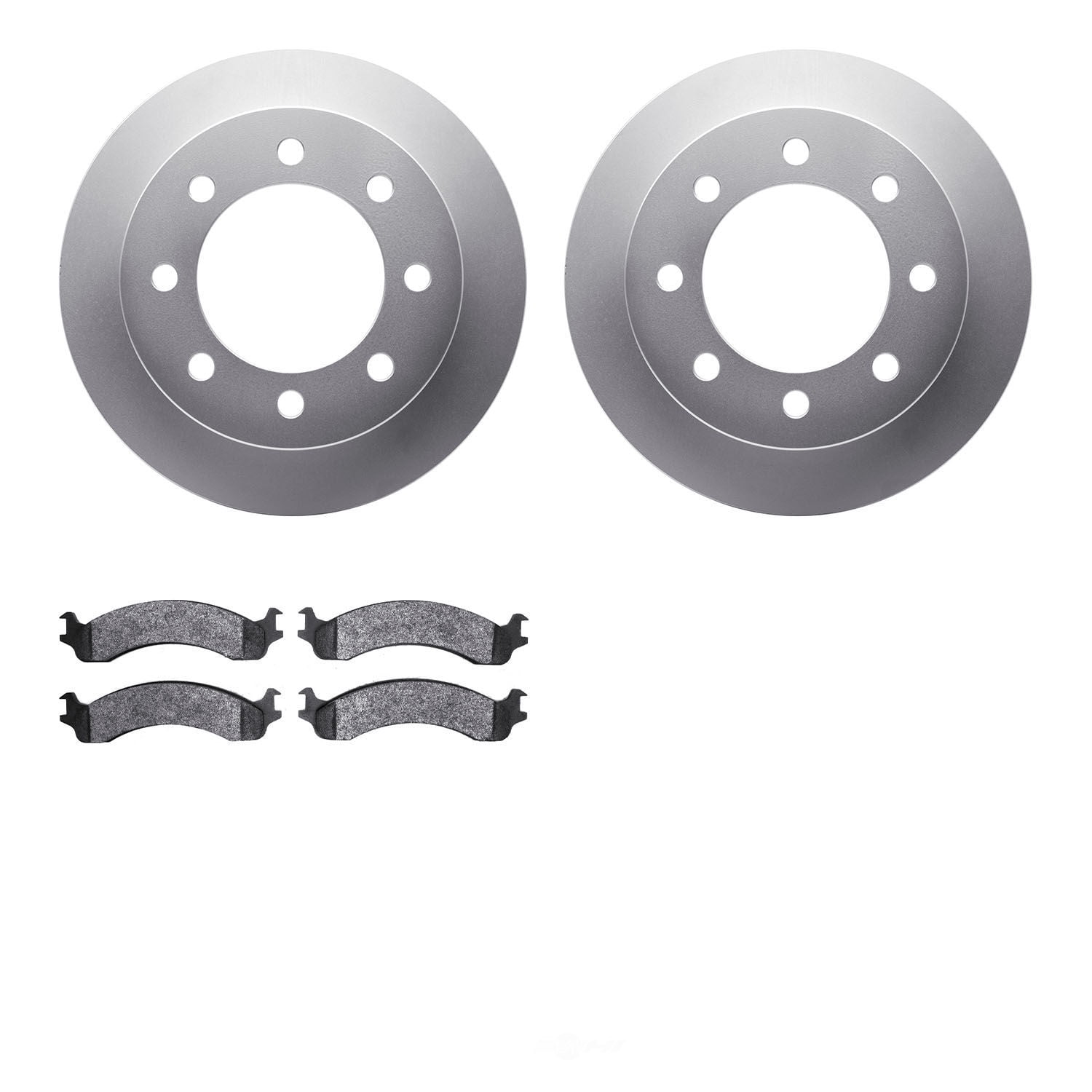 Dynamic Friction Company 4502-40123 DFC GEOSPEC Rotors with 5000 Advanced Brake Pads