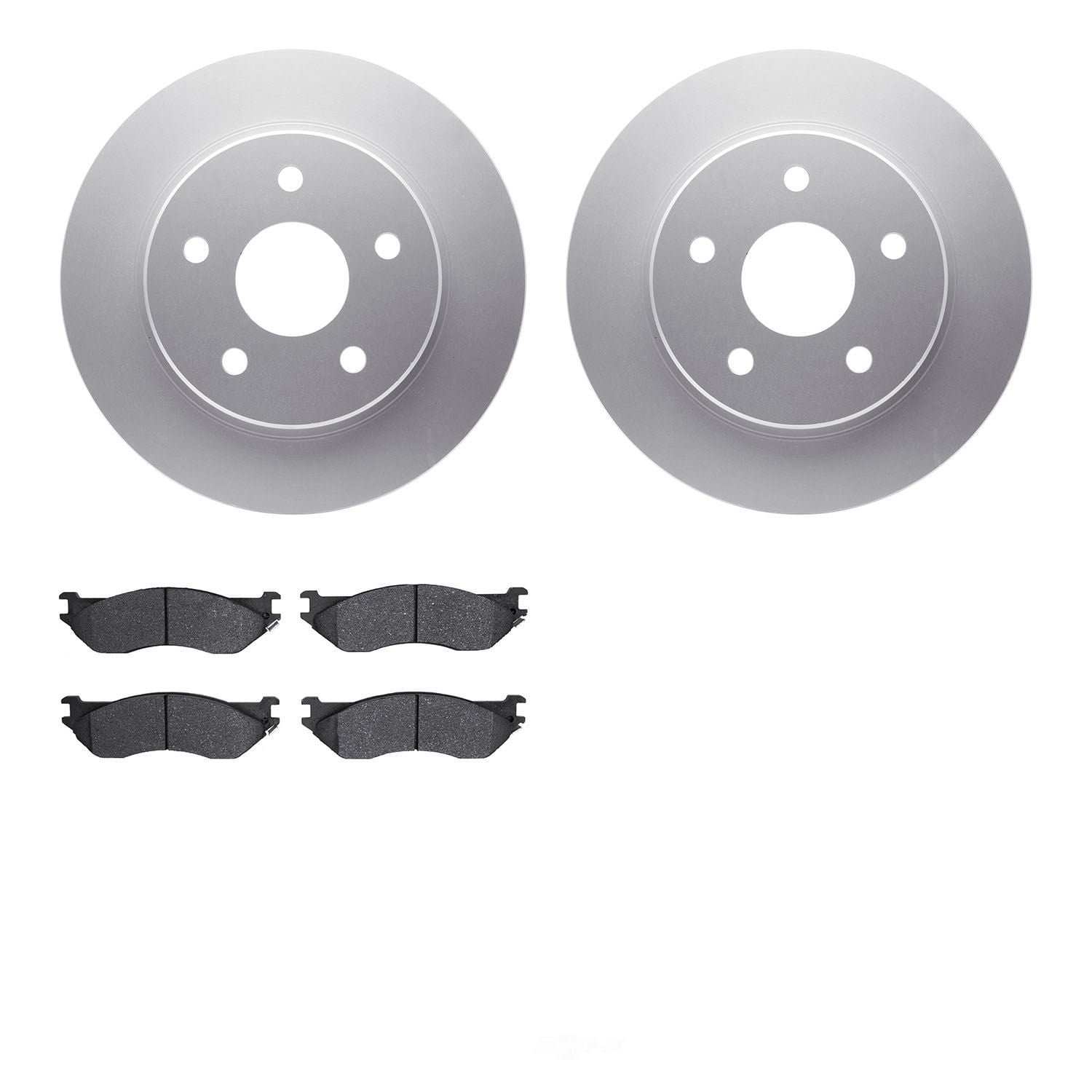 Dynamic Friction Company 4502-40130 DFC GEOSPEC Rotors with 5000 Advanced Brake Pads