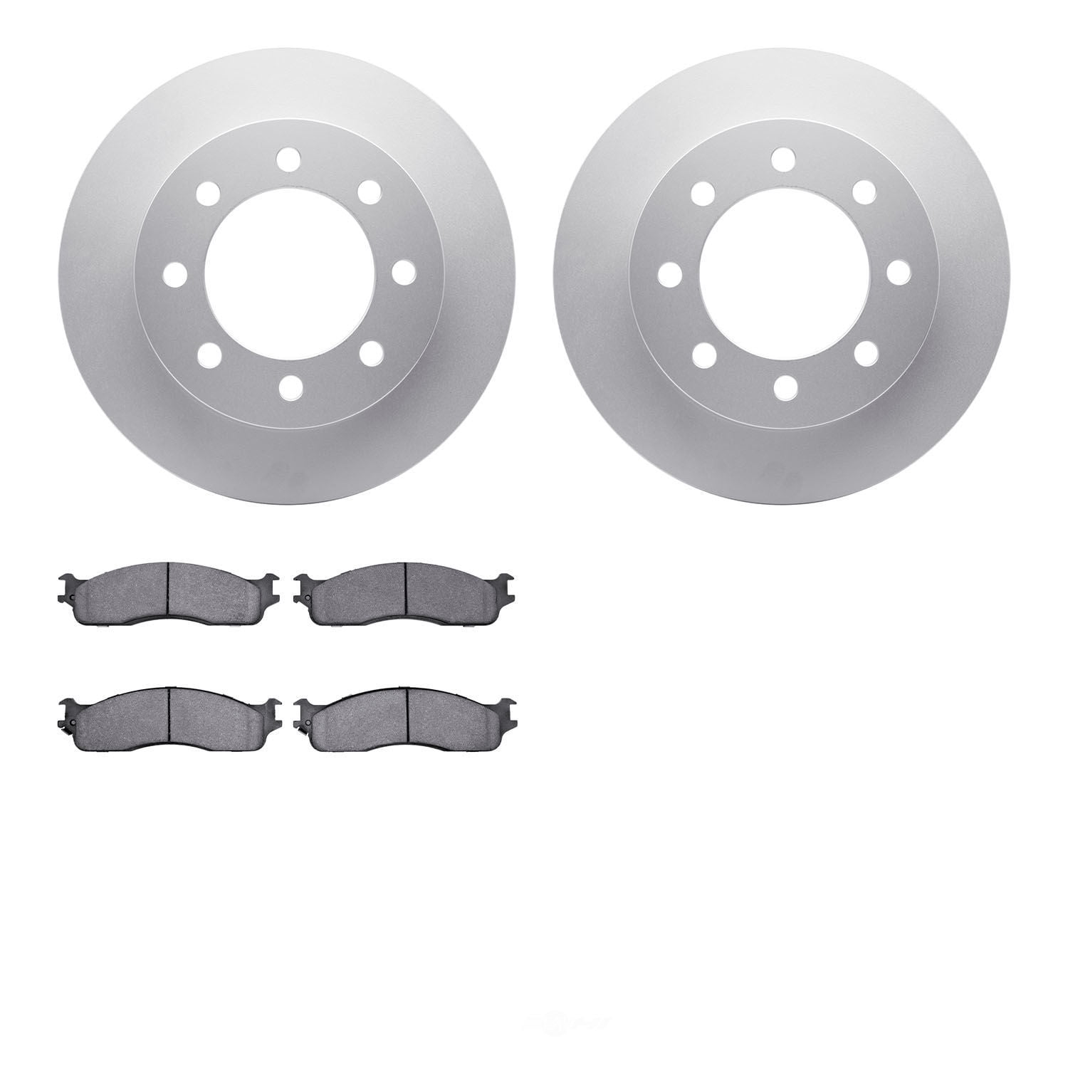Dynamic Friction Company 4502-40137 DFC GEOSPEC Rotors with 5000 Advanced Brake Pads
