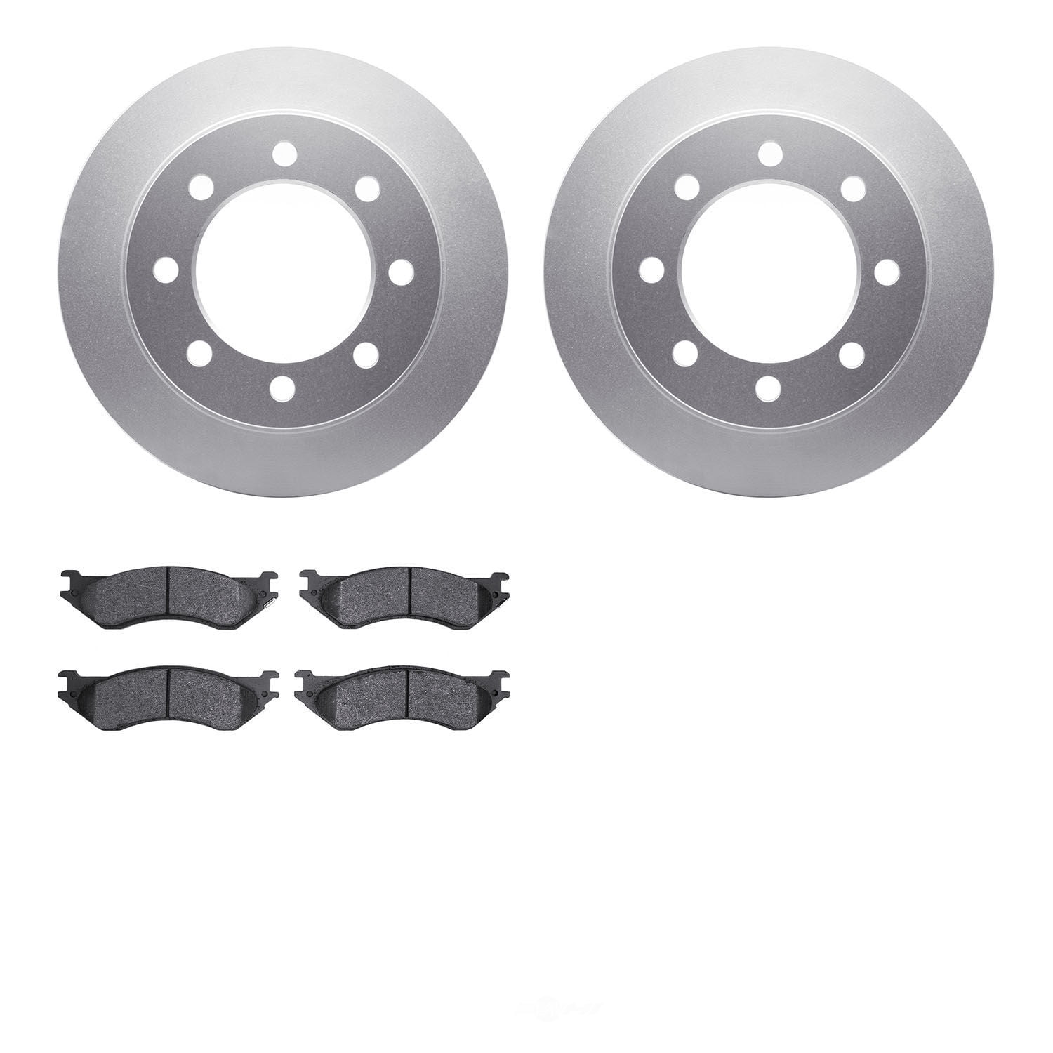 Dynamic Friction Company 4502-40138 DFC GEOSPEC Rotors with 5000 Advanced Brake Pads