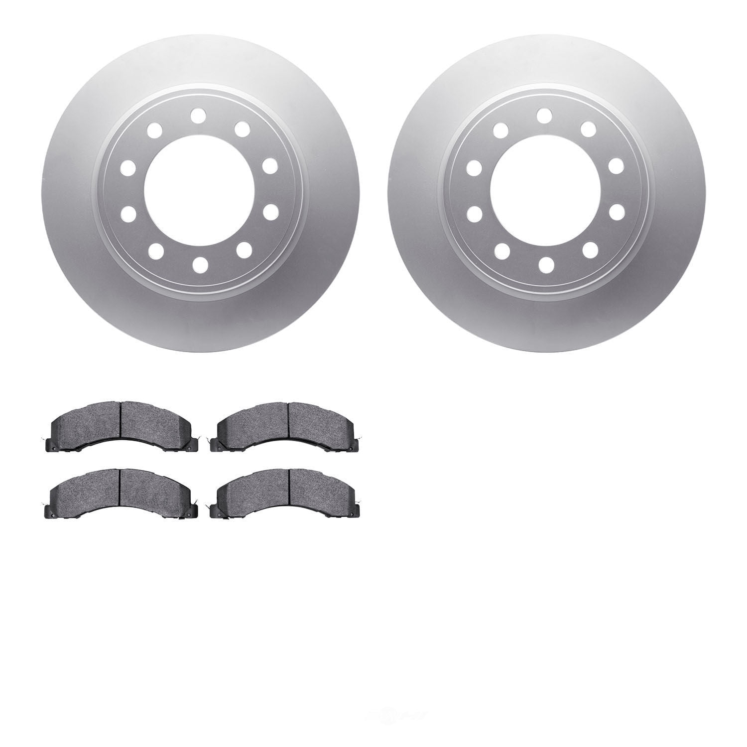 Dynamic Friction Company 4502-40145 DFC GEOSPEC Rotors with 5000 Advanced Brake Pads