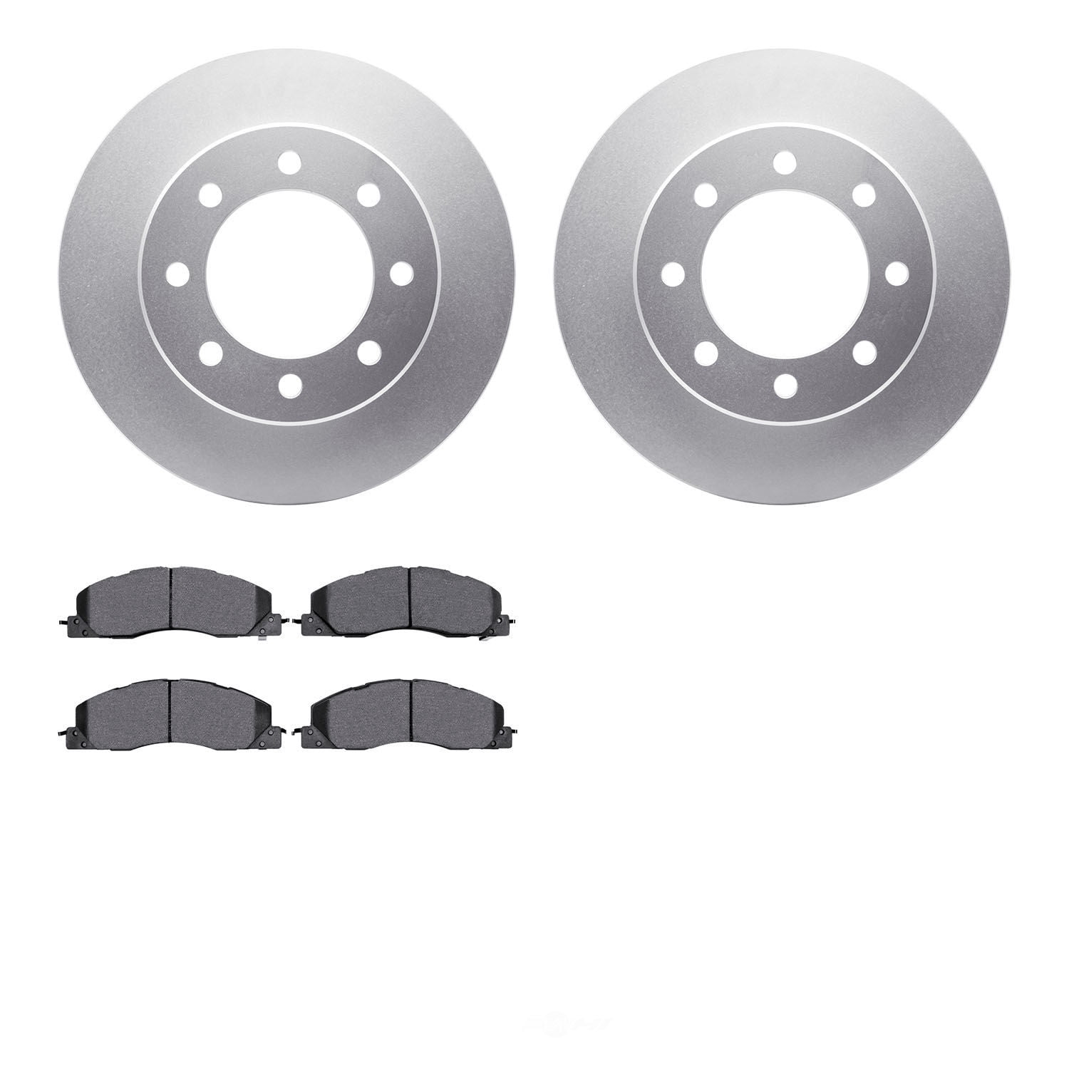 Dynamic Friction Company 4502-40148 DFC GEOSPEC Rotors with 5000 Advanced Brake Pads