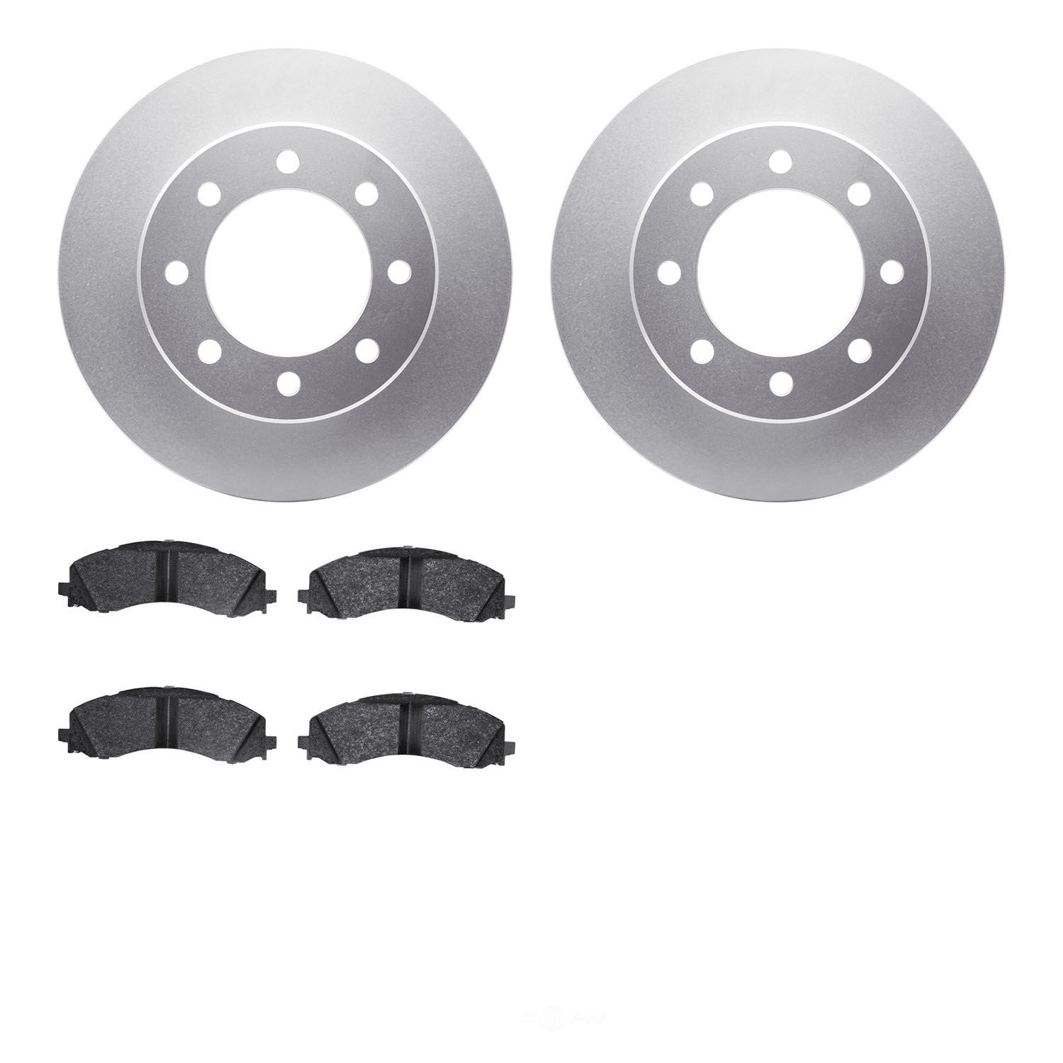 Dynamic Friction Company 4502-40149 DFC GEOSPEC Rotors with 5000 Advanced Brake Pads