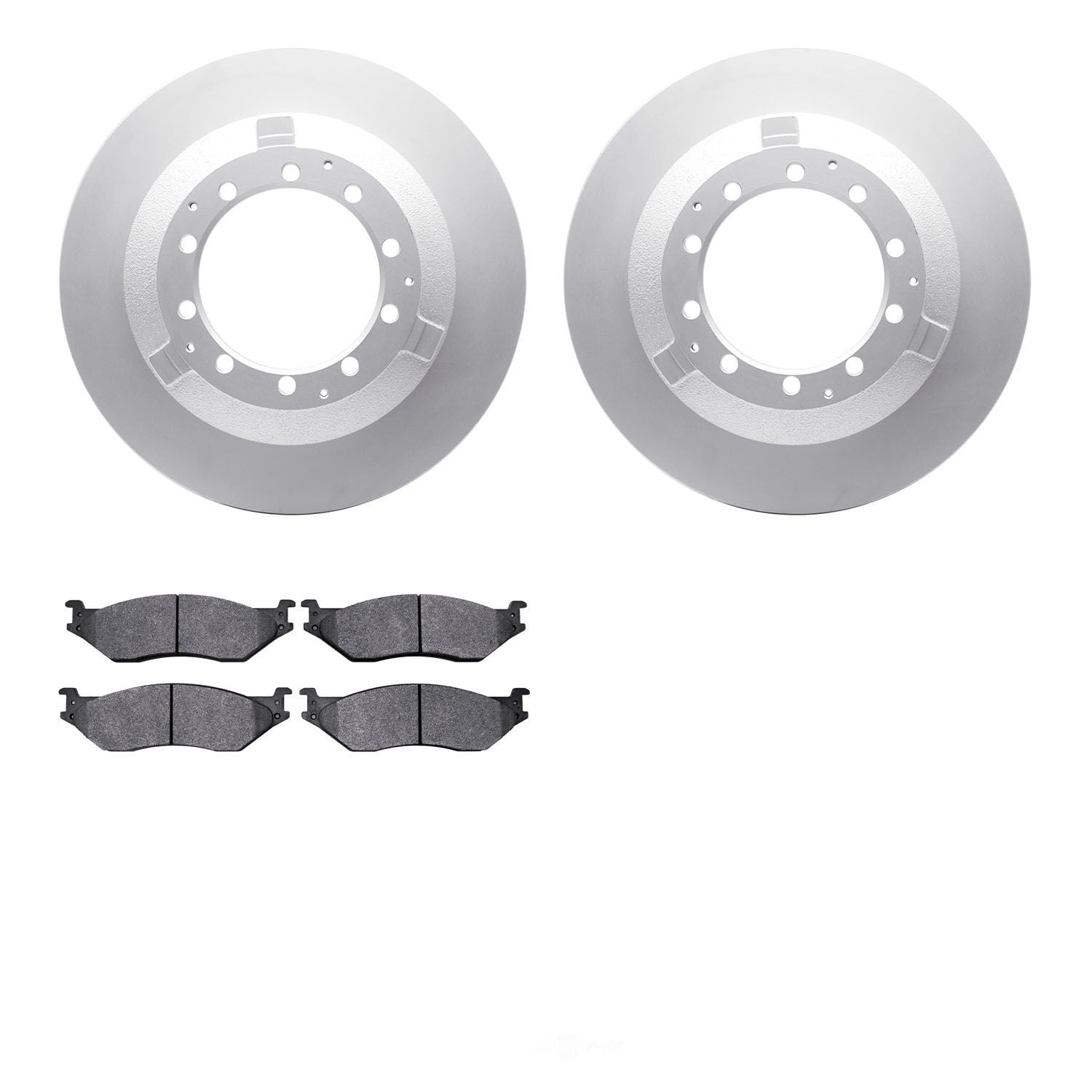 Dynamic Friction Company 4502-40155 DFC GEOSPEC Rotors with 5000 Advanced Brake Pads