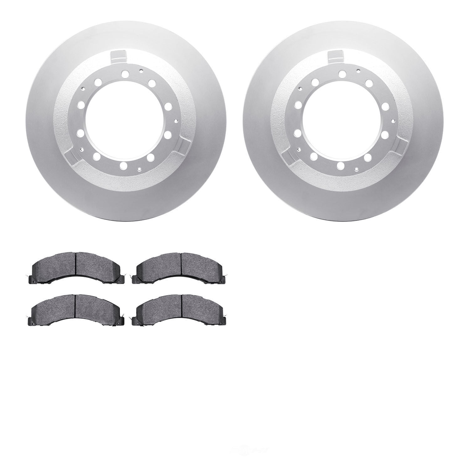 Dynamic Friction Company 4502-40156 DFC GEOSPEC Rotors with 5000 Advanced Brake Pads
