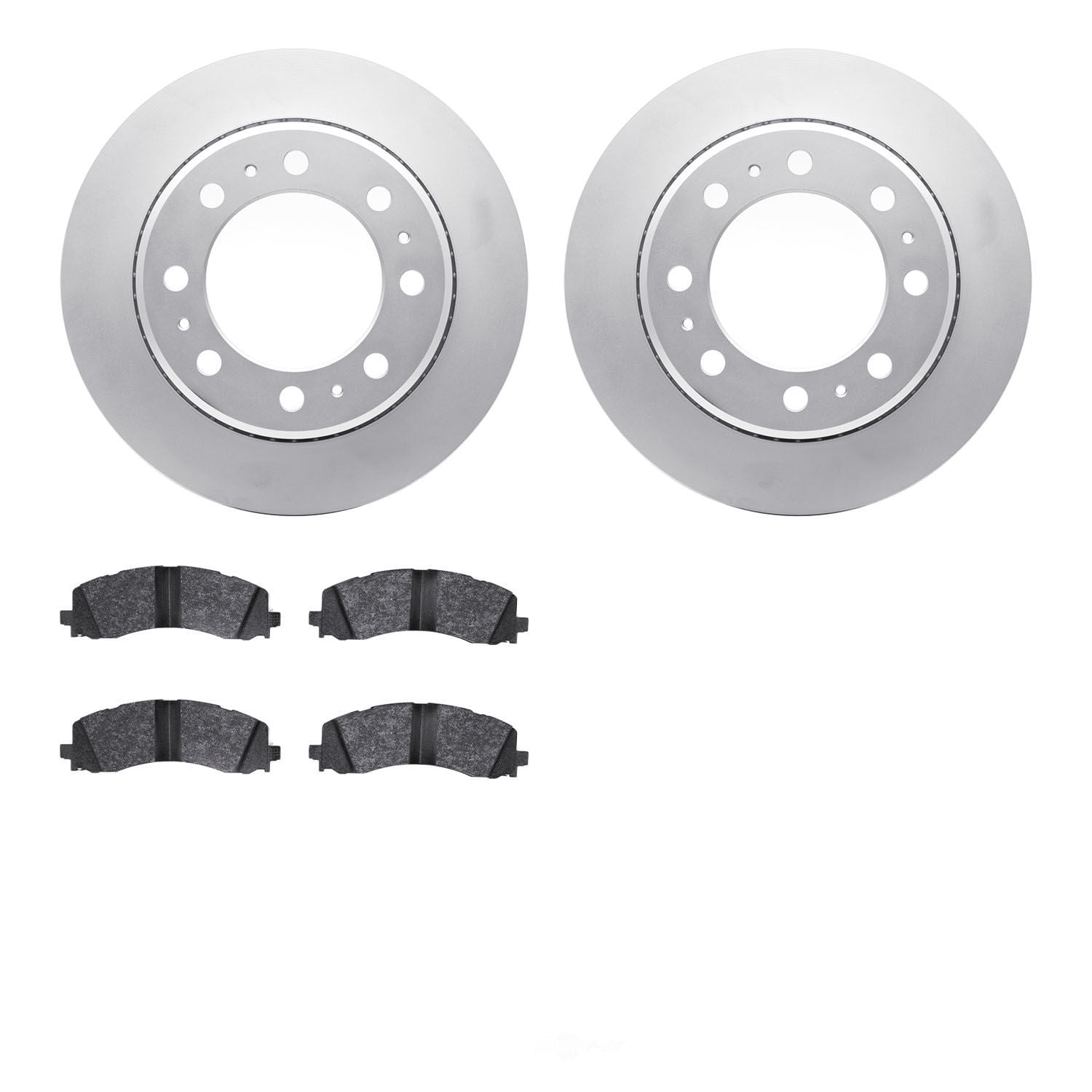 Dynamic Friction Company 4502-40160 DFC GEOSPEC Rotors with 5000 Advanced Brake Pads