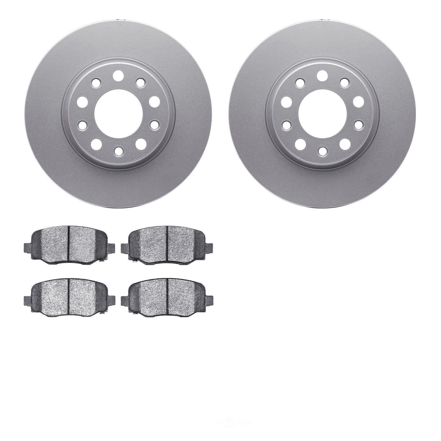 Dynamic Friction Company 4502-42059 DFC GEOSPEC Rotors with 5000 Advanced Brake Pads