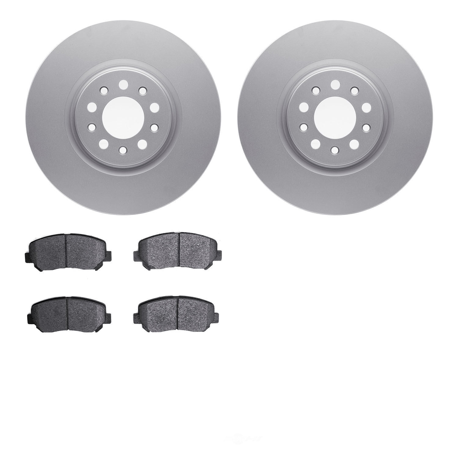 Dynamic Friction Company 4502-42060 DFC GEOSPEC Rotors with 5000 Advanced Brake Pads