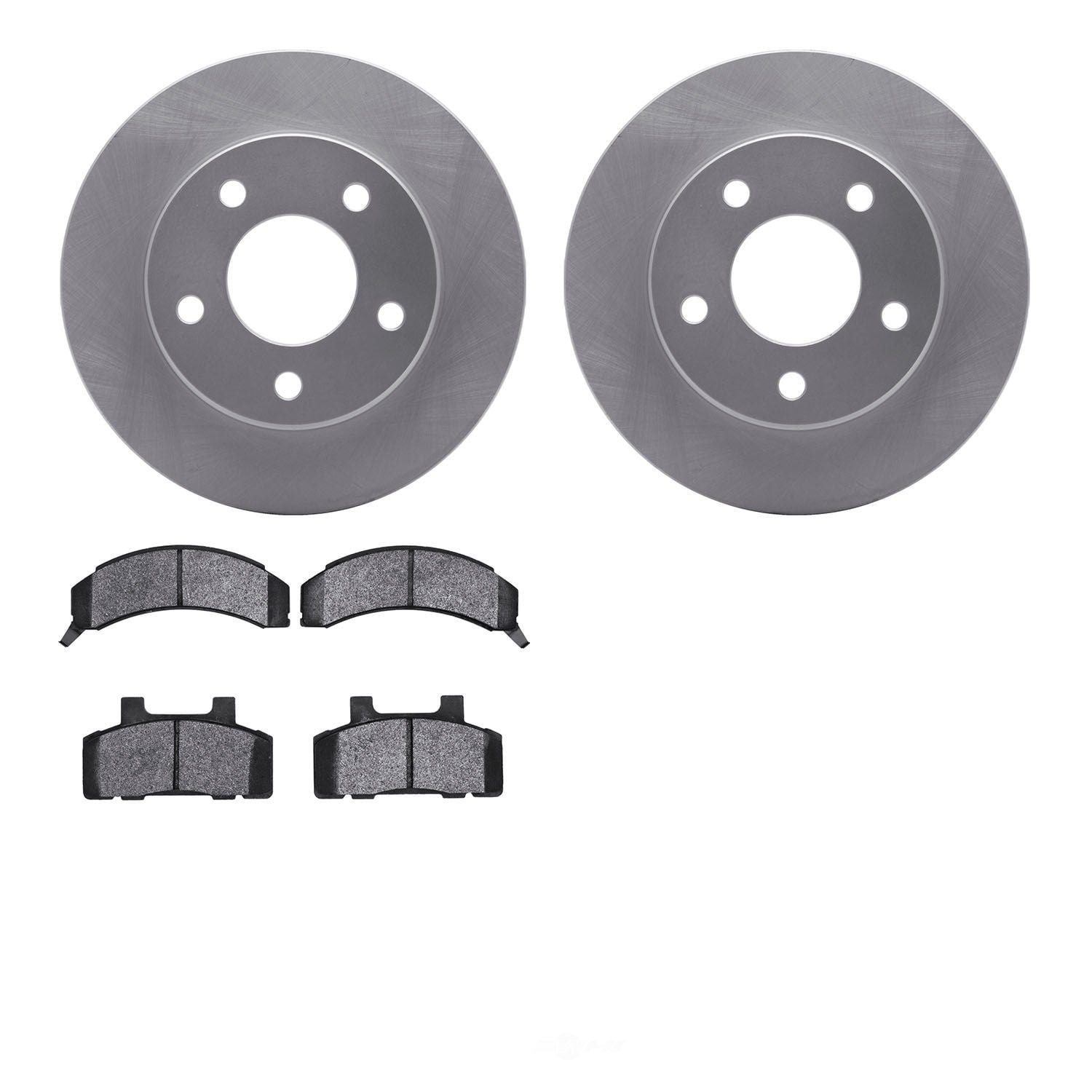 Dynamic Friction Company 4502-45034 DFC GEOSPEC Rotors with 5000 Advanced Brake Pads