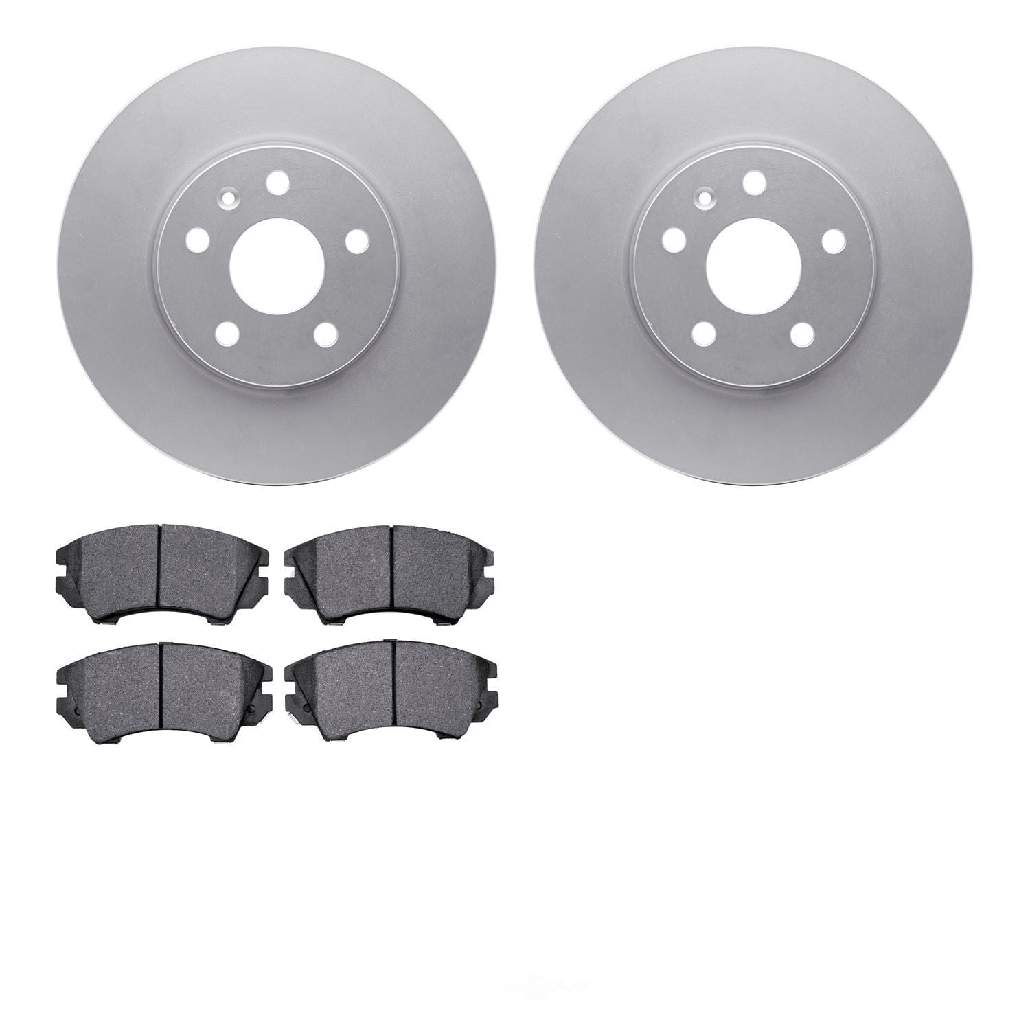 Dynamic Friction Company 4502-45054 DFC GEOSPEC Rotors with 5000 Advanced Brake Pads