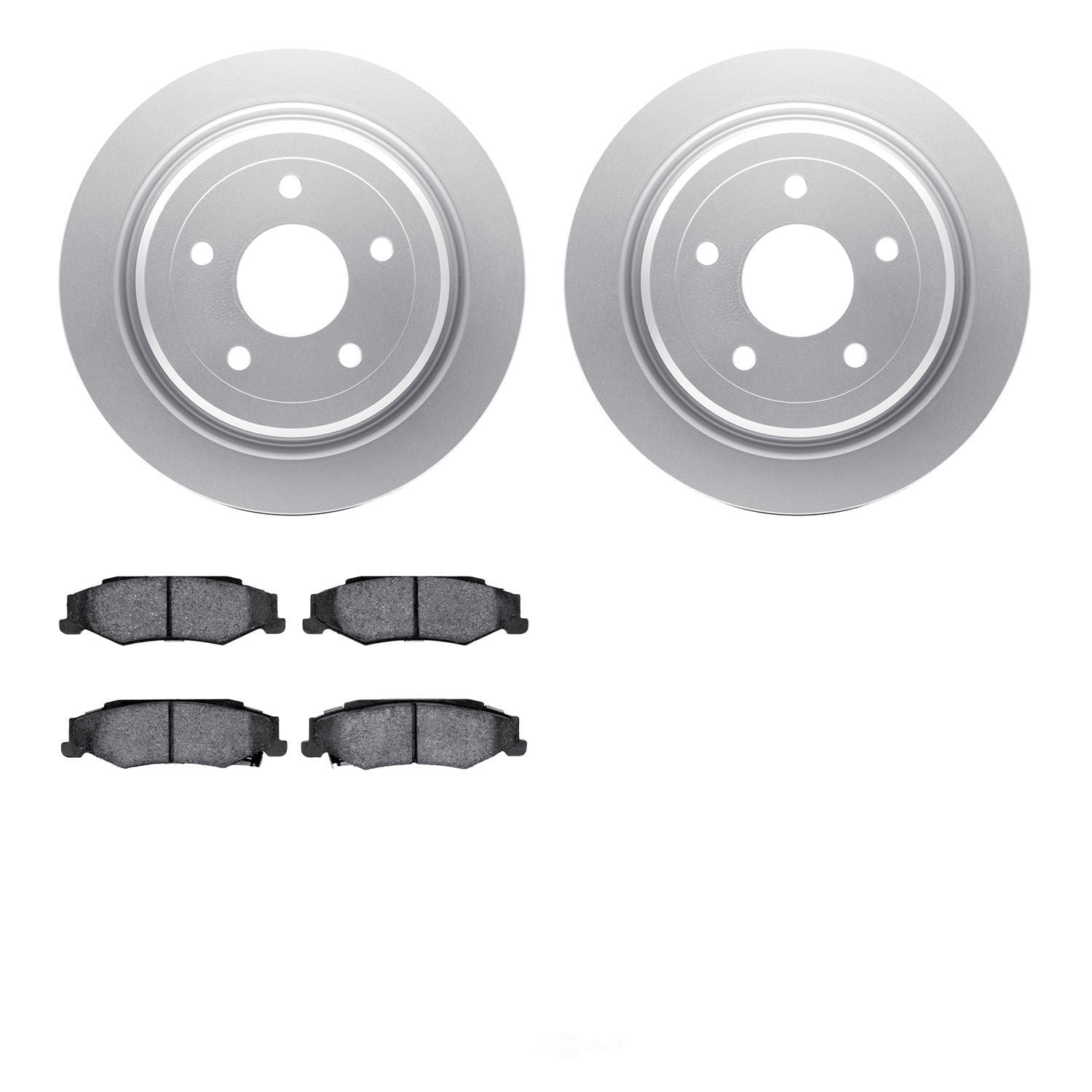 Dynamic Friction Company 4502-46026 DFC GEOSPEC Rotors with 5000 Advanced Brake Pads