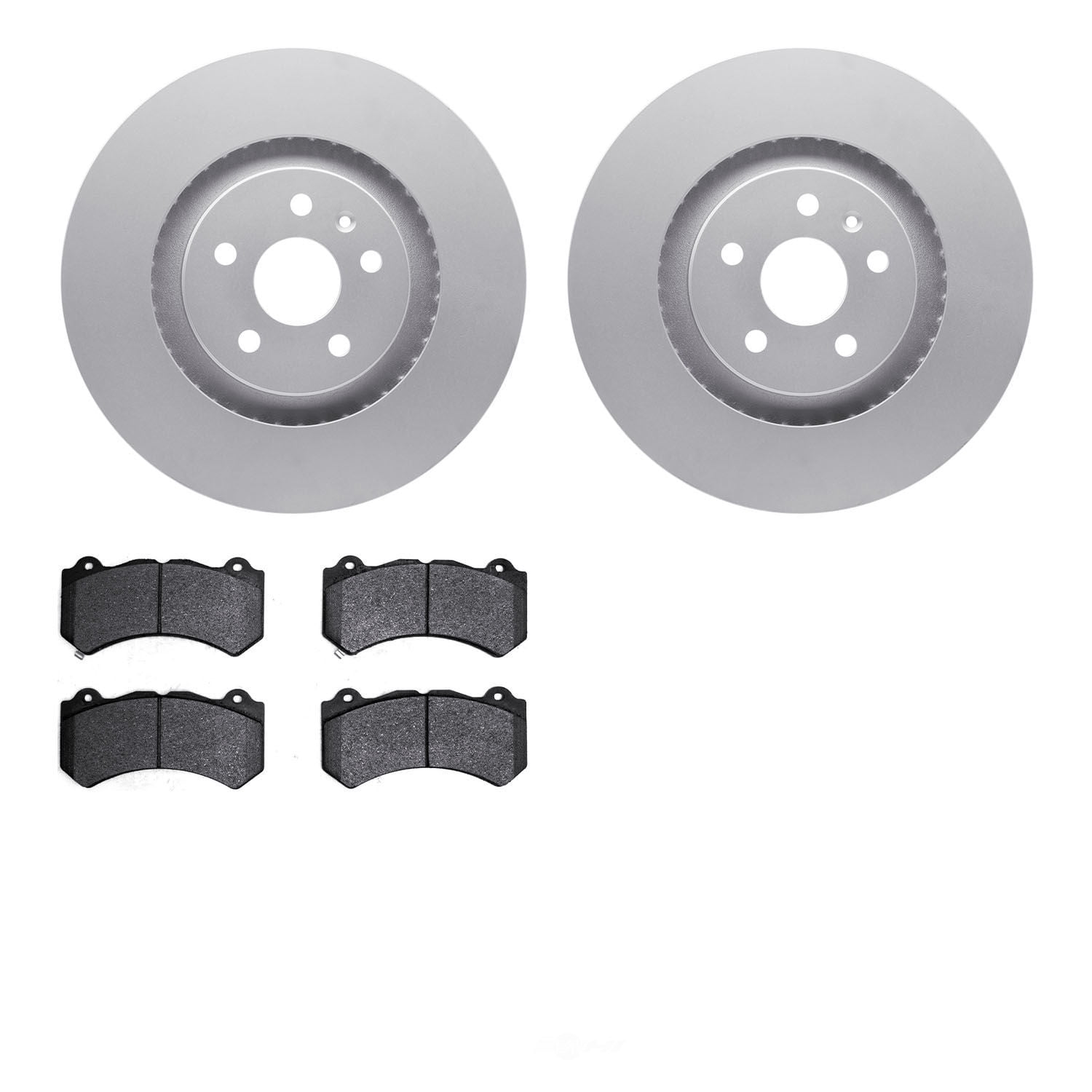 Dynamic Friction Company 4502-46095 DFC GEOSPEC Rotors with 5000 Advanced Brake Pads