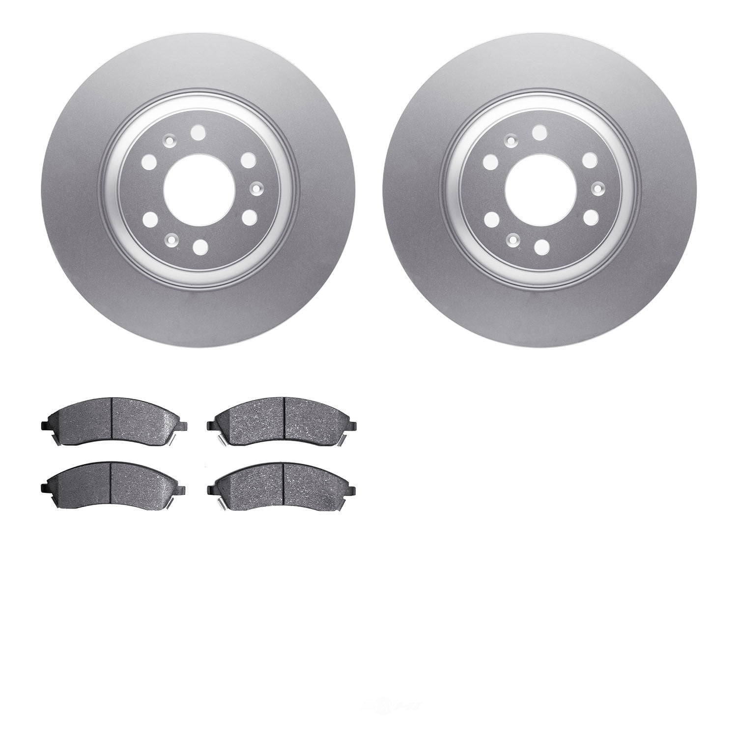 Dynamic Friction Company 4502-46121 DFC GEOSPEC Rotors with 5000 Advanced Brake Pads