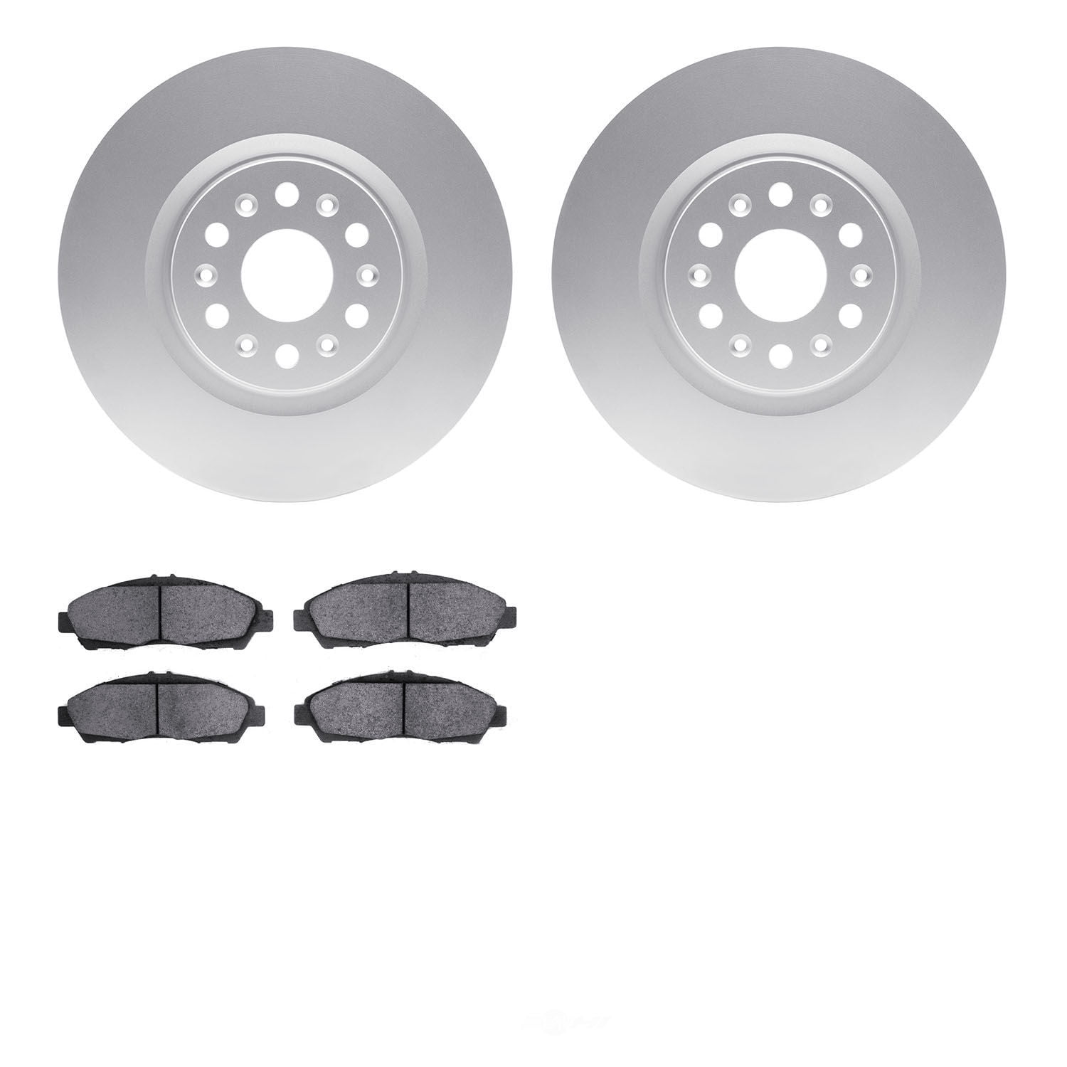 Dynamic Friction Company 4502-46129 DFC GEOSPEC Rotors with 5000 Advanced Brake Pads