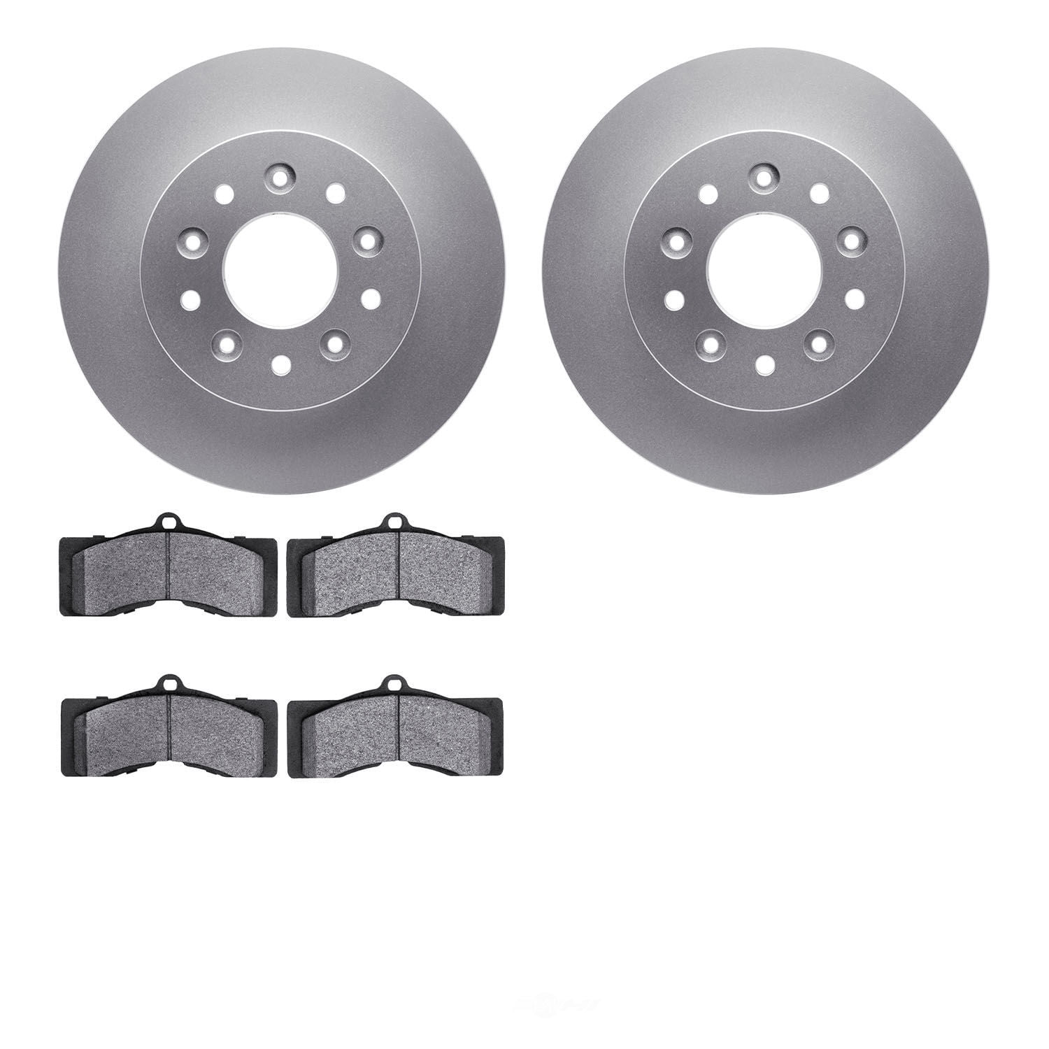 Dynamic Friction Company 4502-47048 DFC GEOSPEC Rotors with 5000 Advanced Brake Pads