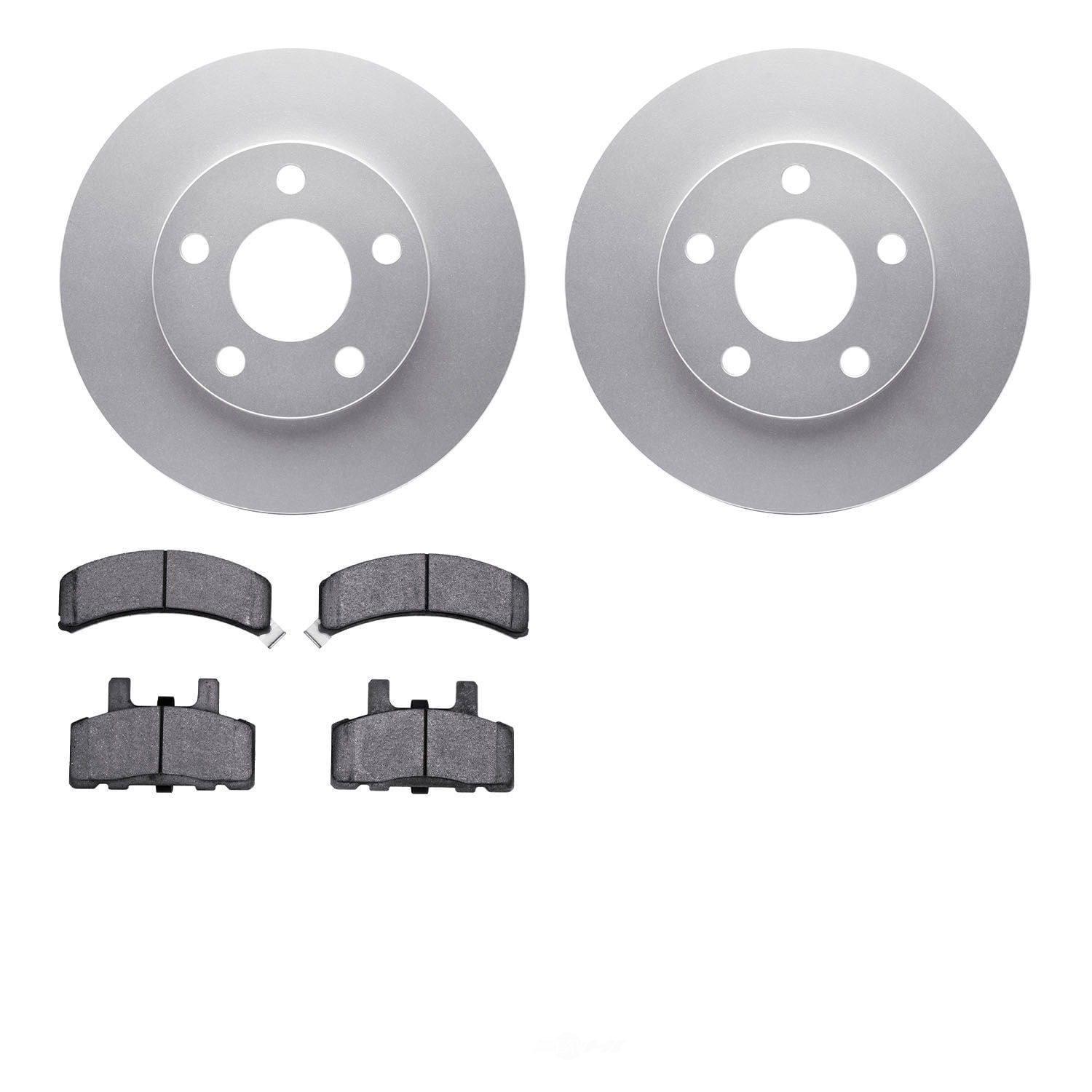 Dynamic Friction Company 4502-47064 DFC GEOSPEC Rotors with 5000 Advanced Brake Pads