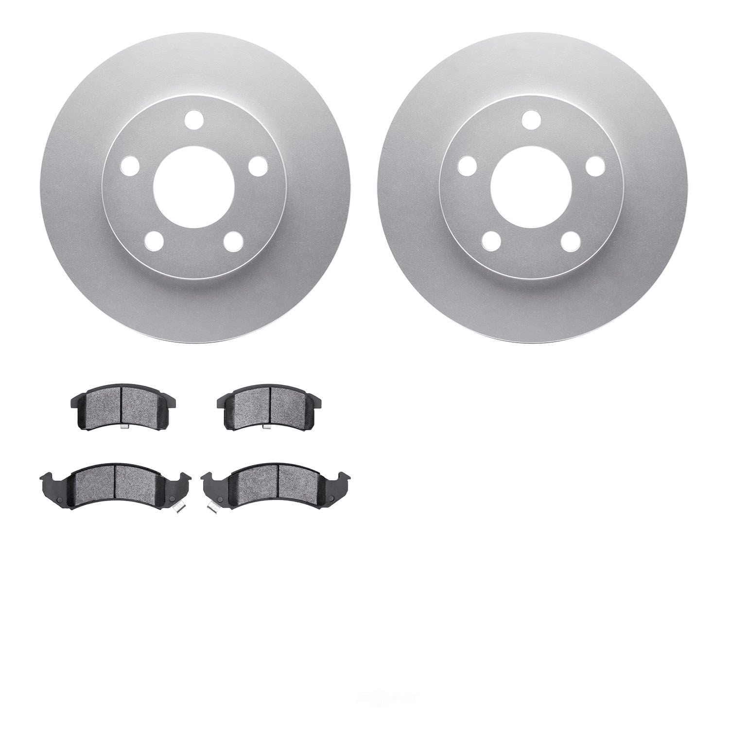 Dynamic Friction Company 4502-47066 DFC GEOSPEC Rotors with 5000 Advanced Brake Pads